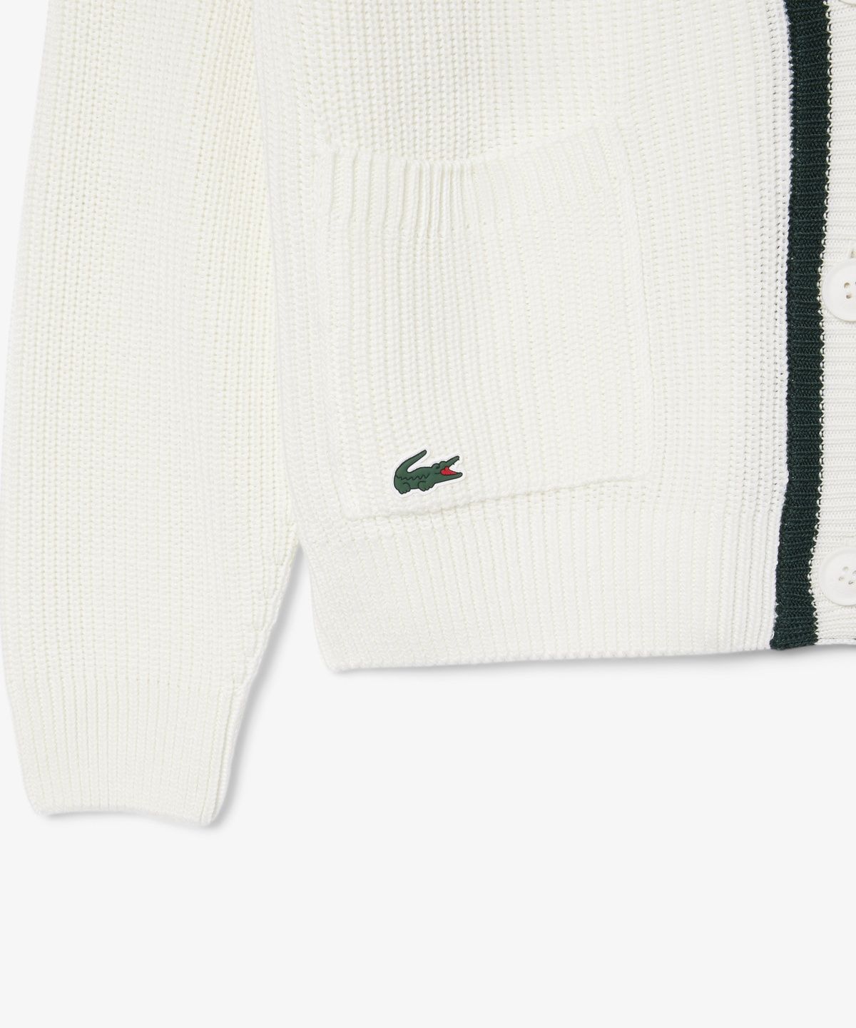 라코스테(LACOSTE) 여성 골프 조직감 버튼 가디건 AF6789-56N 0LP