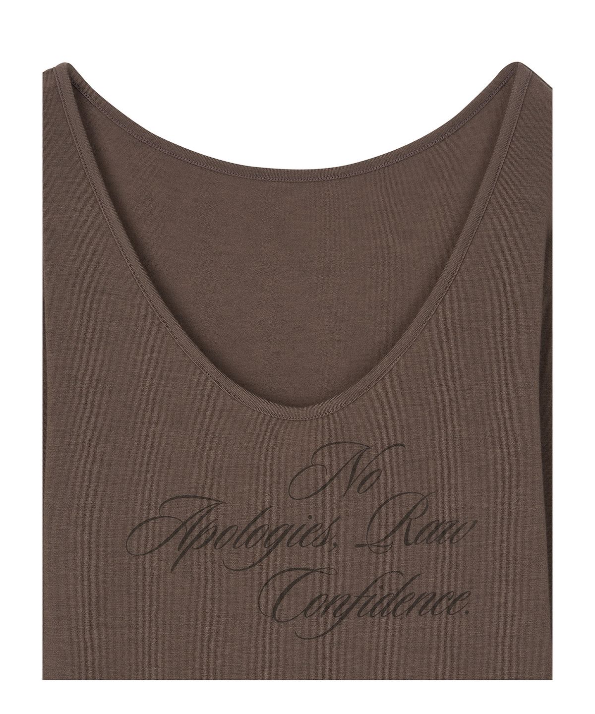 로타입(ROUGHTYPE) Loose Fit Deep V-neck Long Sleeve - Mocha
