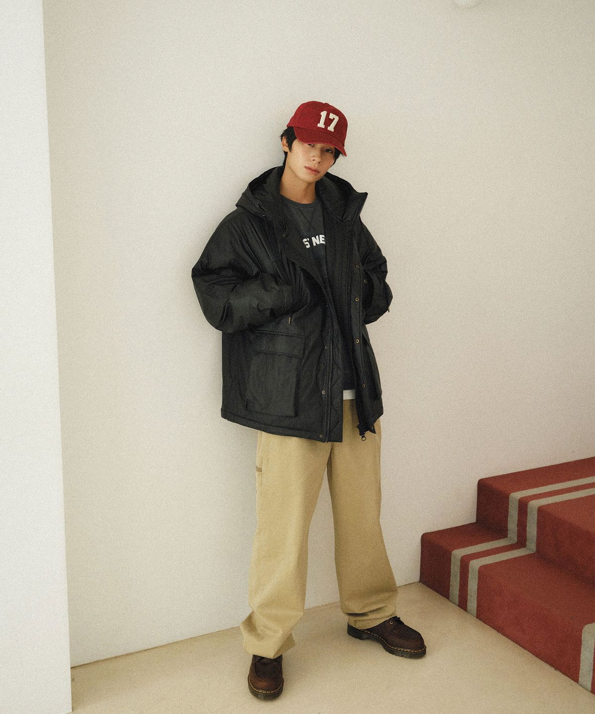 이우트(EEUT) THINSULATE FIELD JACKET / BLACK