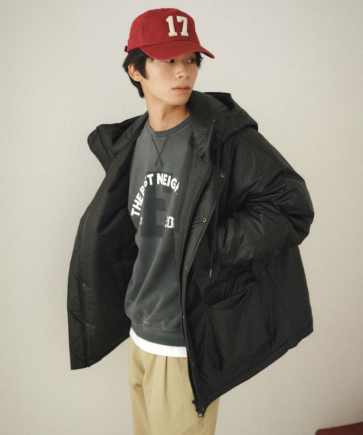이우트(EEUT) THINSULATE FIELD JACKET / BLACK