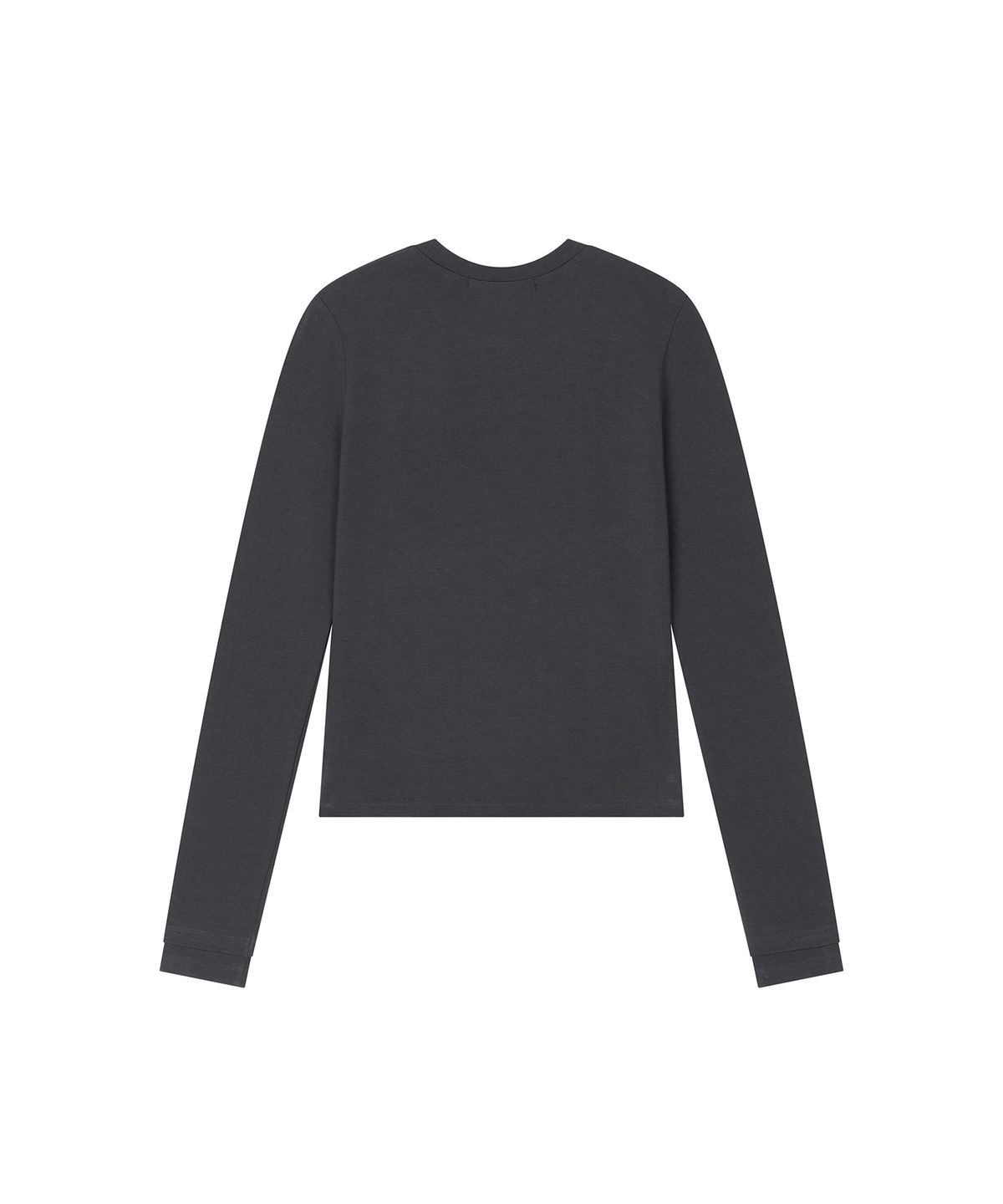 로타입(ROUGHTYPE) Slim Warmer T-shirt - Charcoal