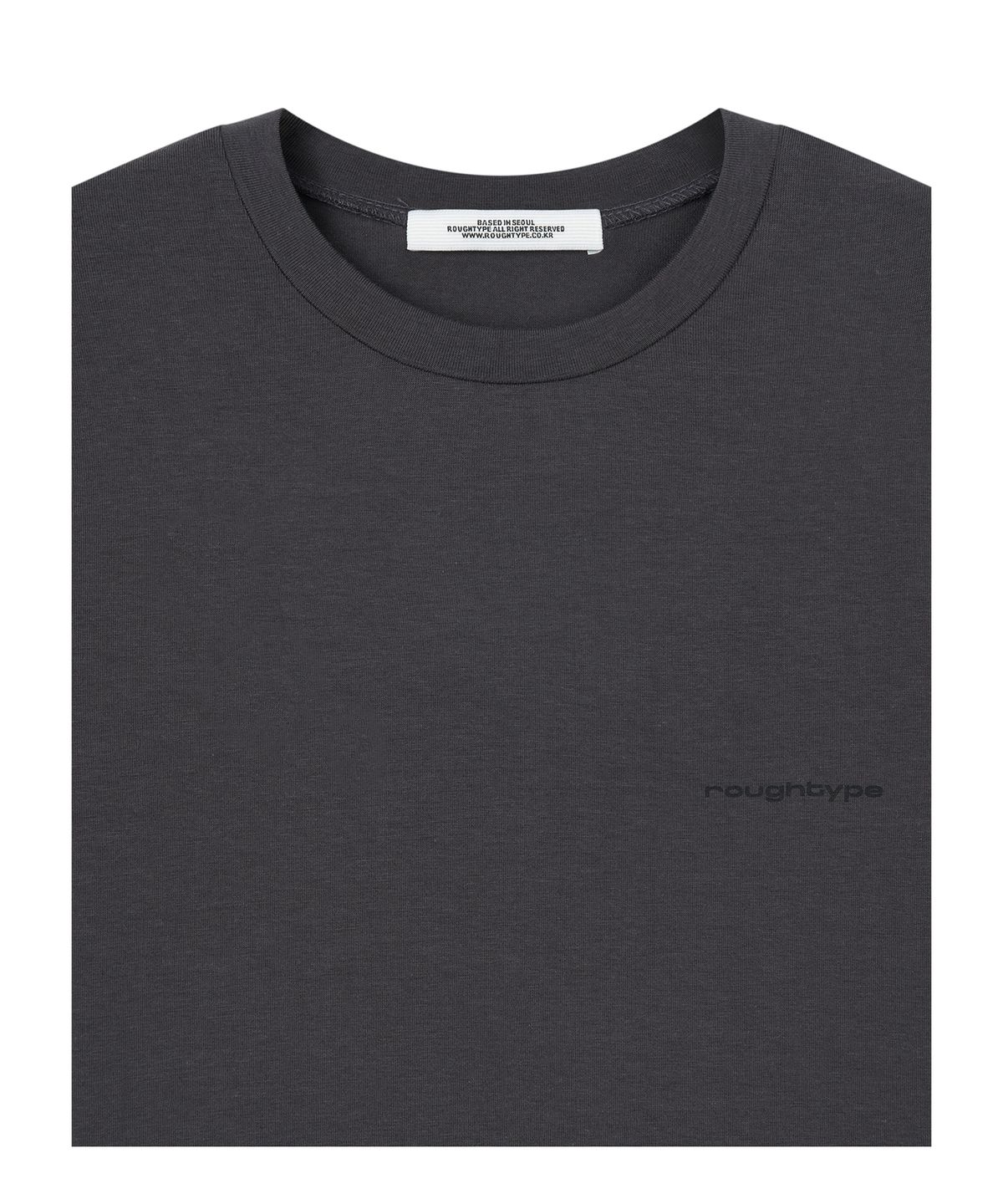 로타입(ROUGHTYPE) Slim Warmer T-shirt - Charcoal