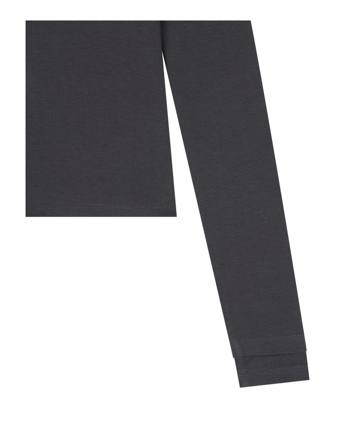 로타입(ROUGHTYPE) Slim Warmer T-shirt - Charcoal