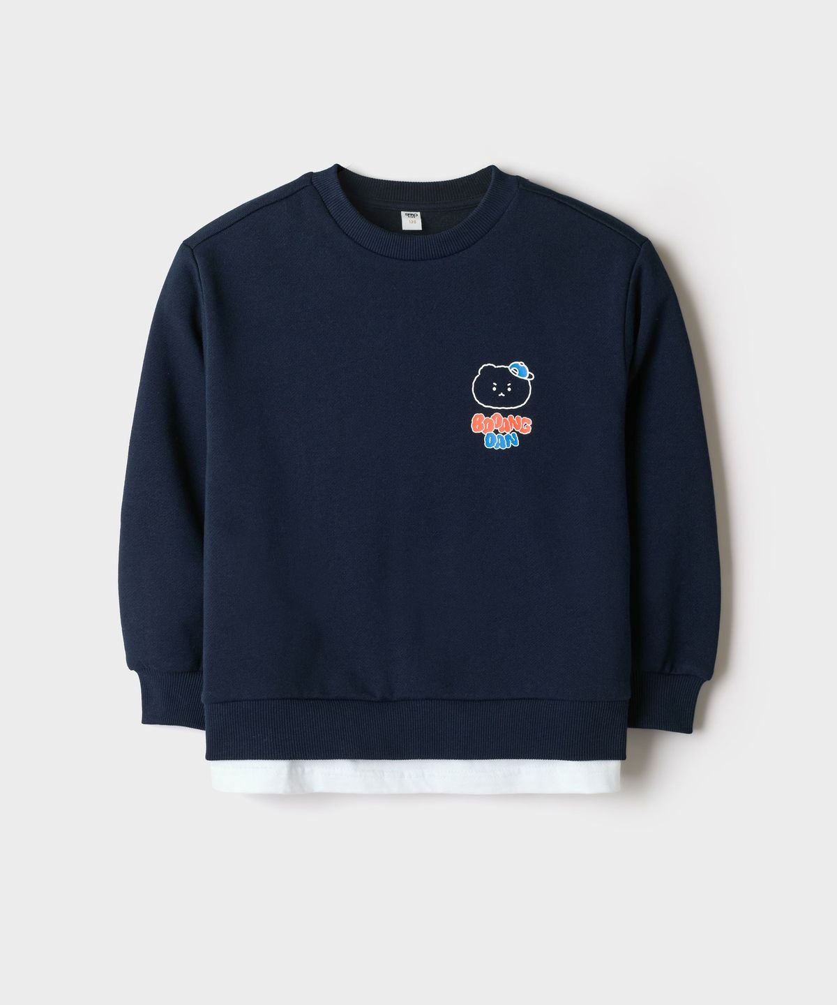 스파오 키즈(SPAO KIDS) [키즈] (망그러진곰) 상하세트 (기모)(Navy)_SPSMG4TKU3