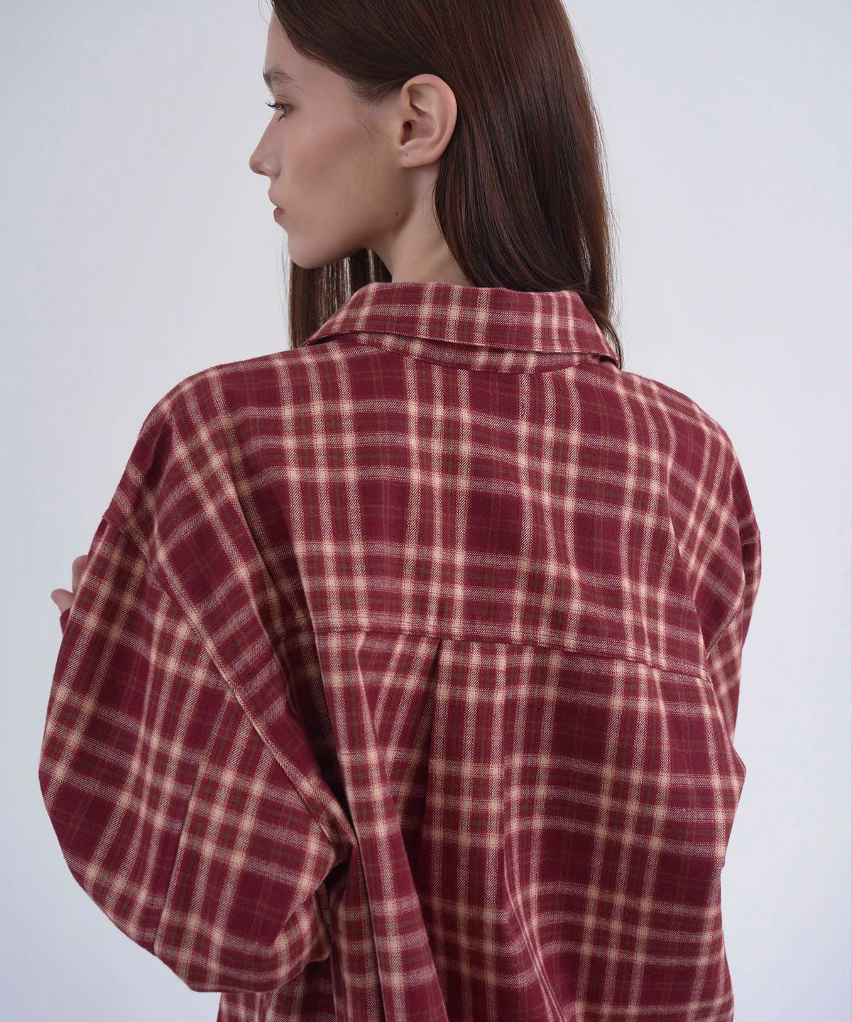 신앤리(SSIN AND LEE) Cottage Cotton Check Shirt Red