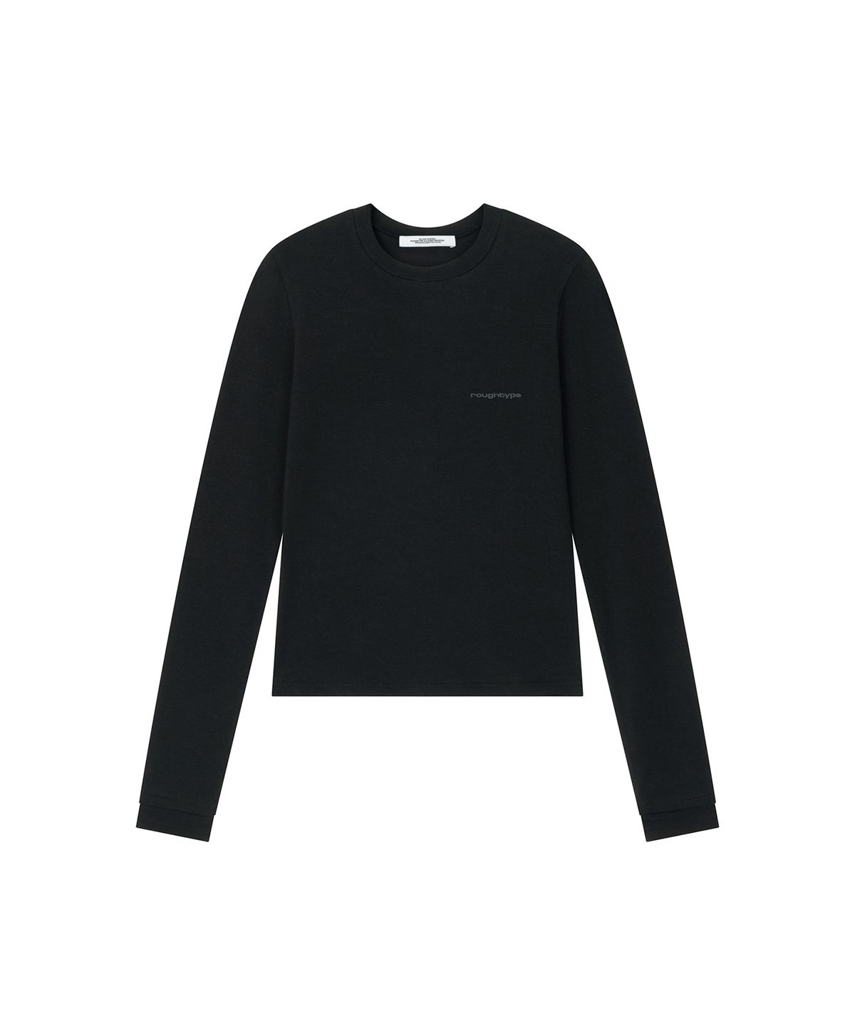 로타입(ROUGHTYPE) Slim Warmer T-shirt - Black