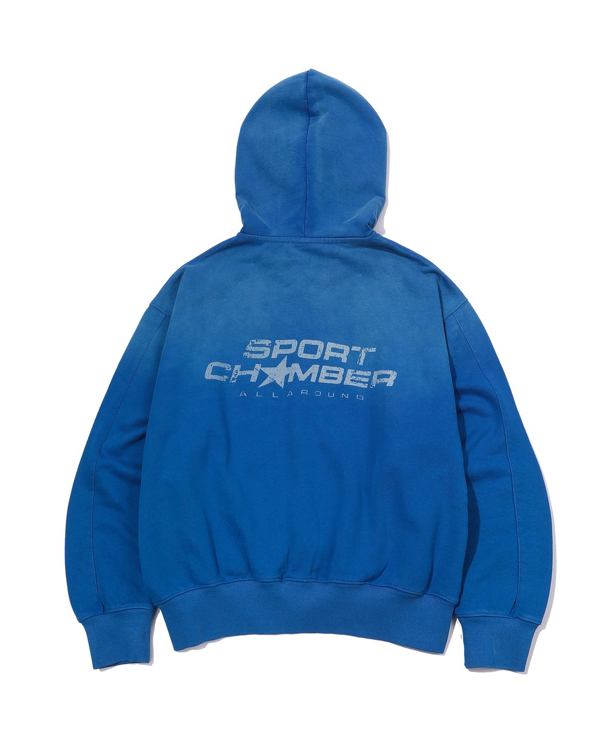 스포츠챔버(SPORT CHAMBER) SC 워시드 2001 후드 집업(블루)