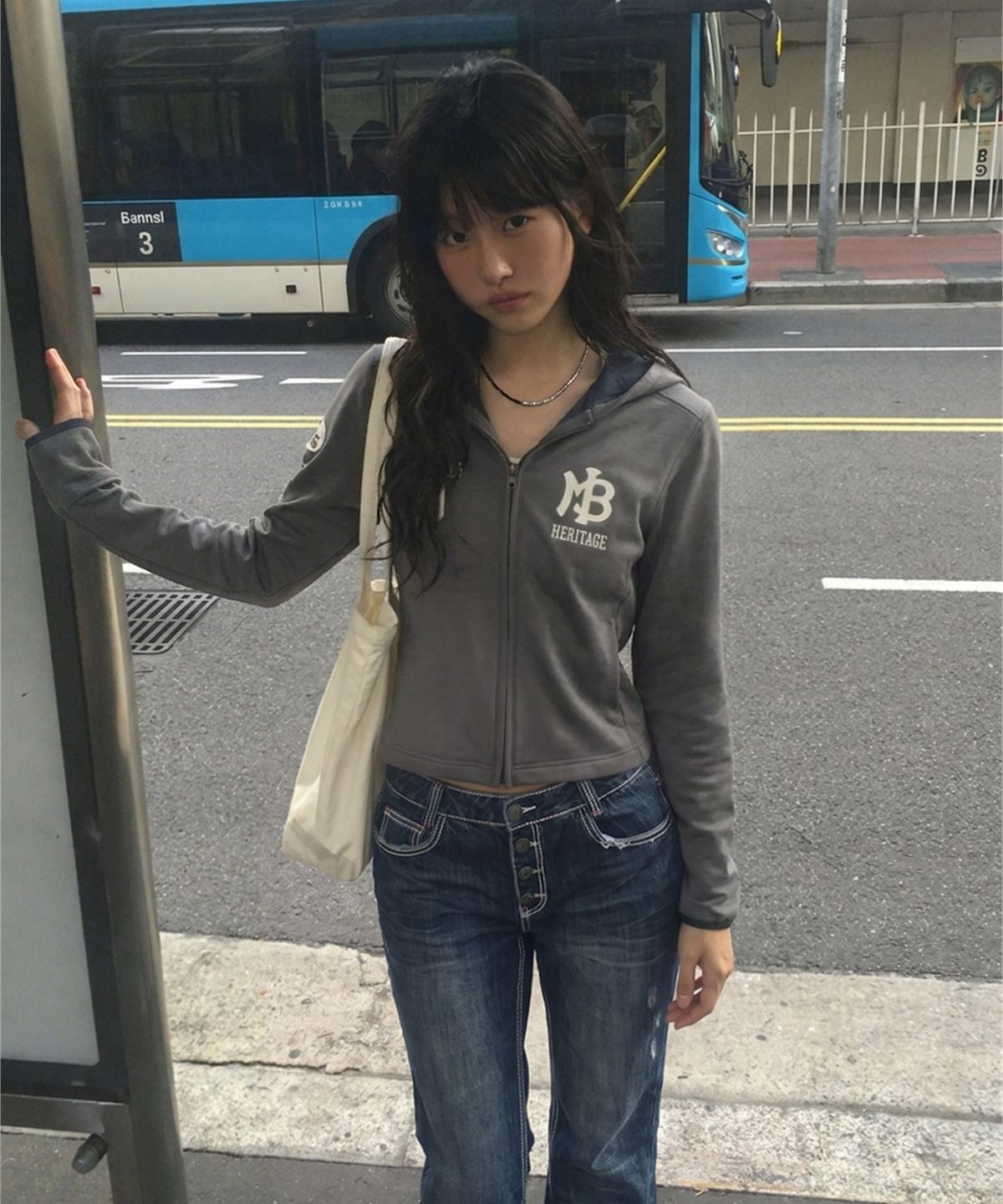 메인부스(MAINBOOTH) Super Stitch Denim Pants(BLUE)