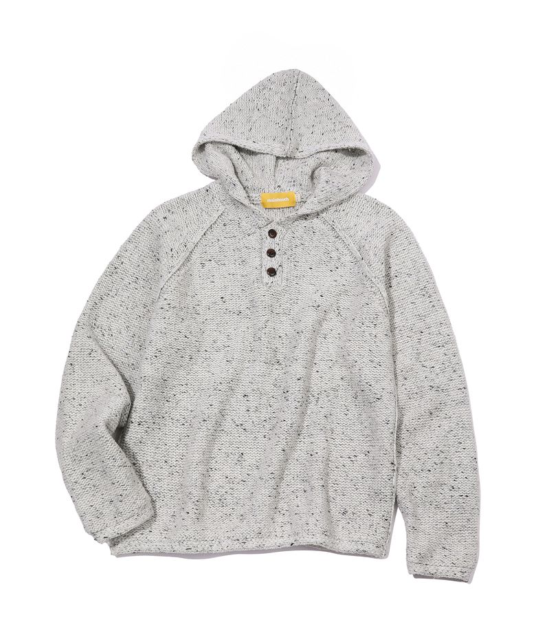 Grain Hooded Sweater(GRAY)