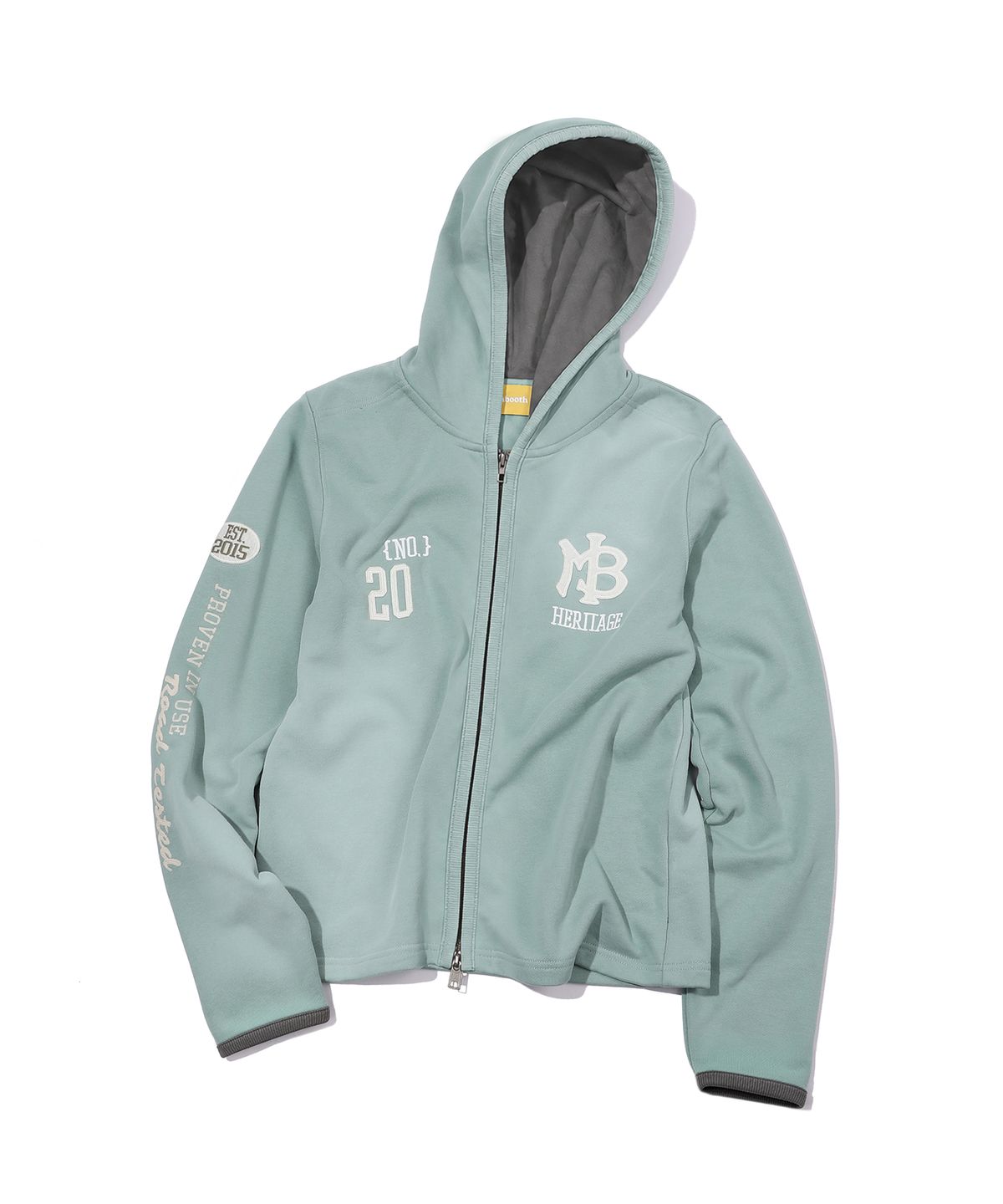메인부스(MAINBOOTH) Women Heritage Washed Hood Zip-up(MINT)