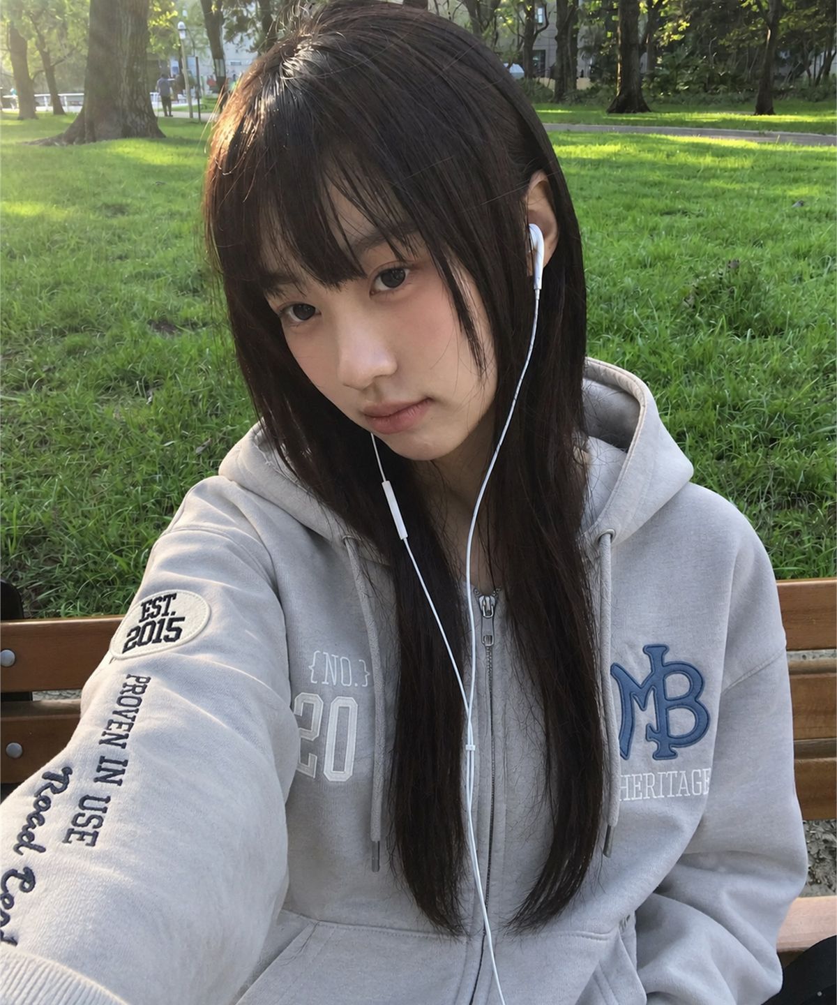 메인부스(MAINBOOTH) Heritage Washed Hood Zip-up(LIGHT GRAY)