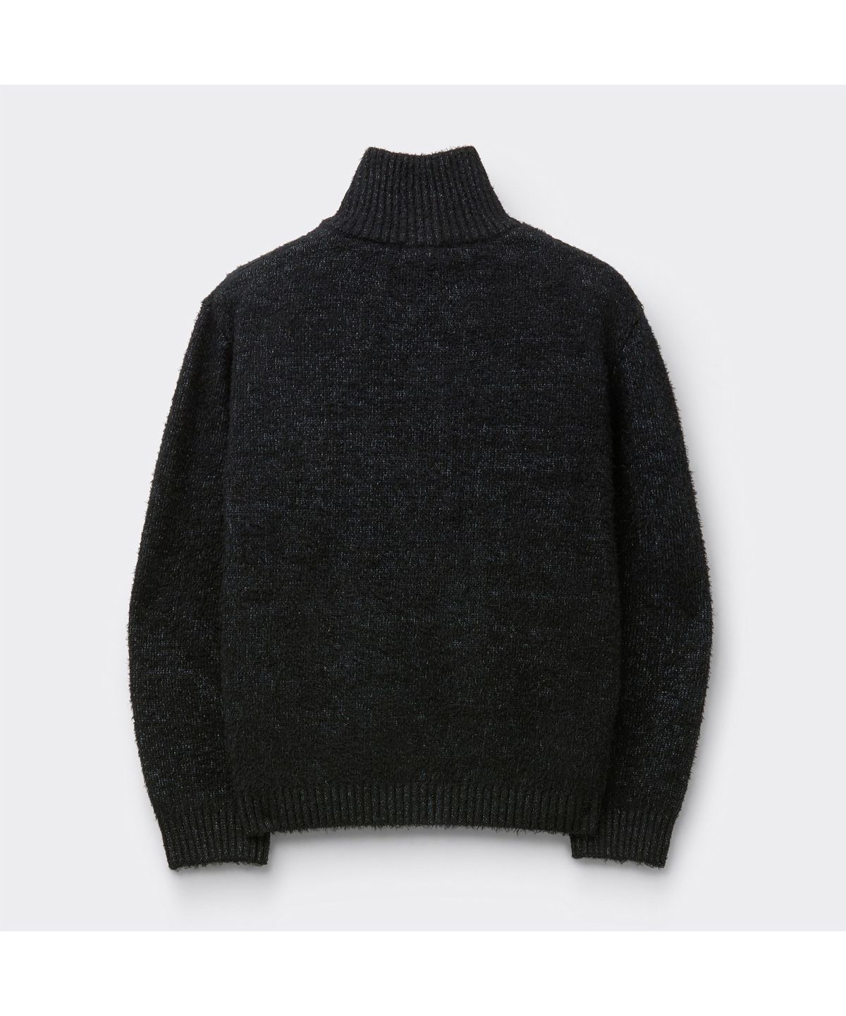 커스텀멜로우(CUSTOMELLOW) 블랙 집업 가디건 CWWAW26703BKX