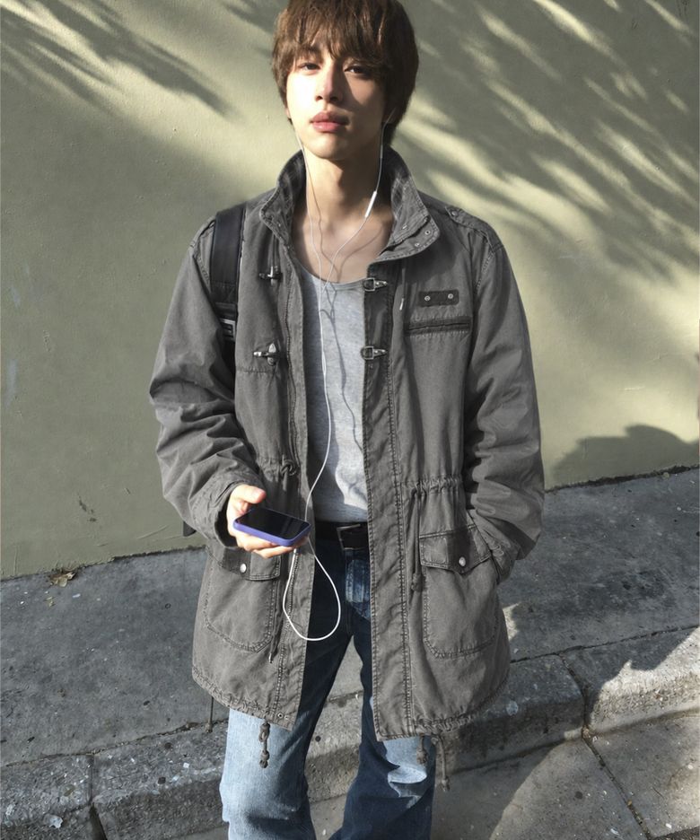 Dust Fishtail Jacket(CHARCOAL)