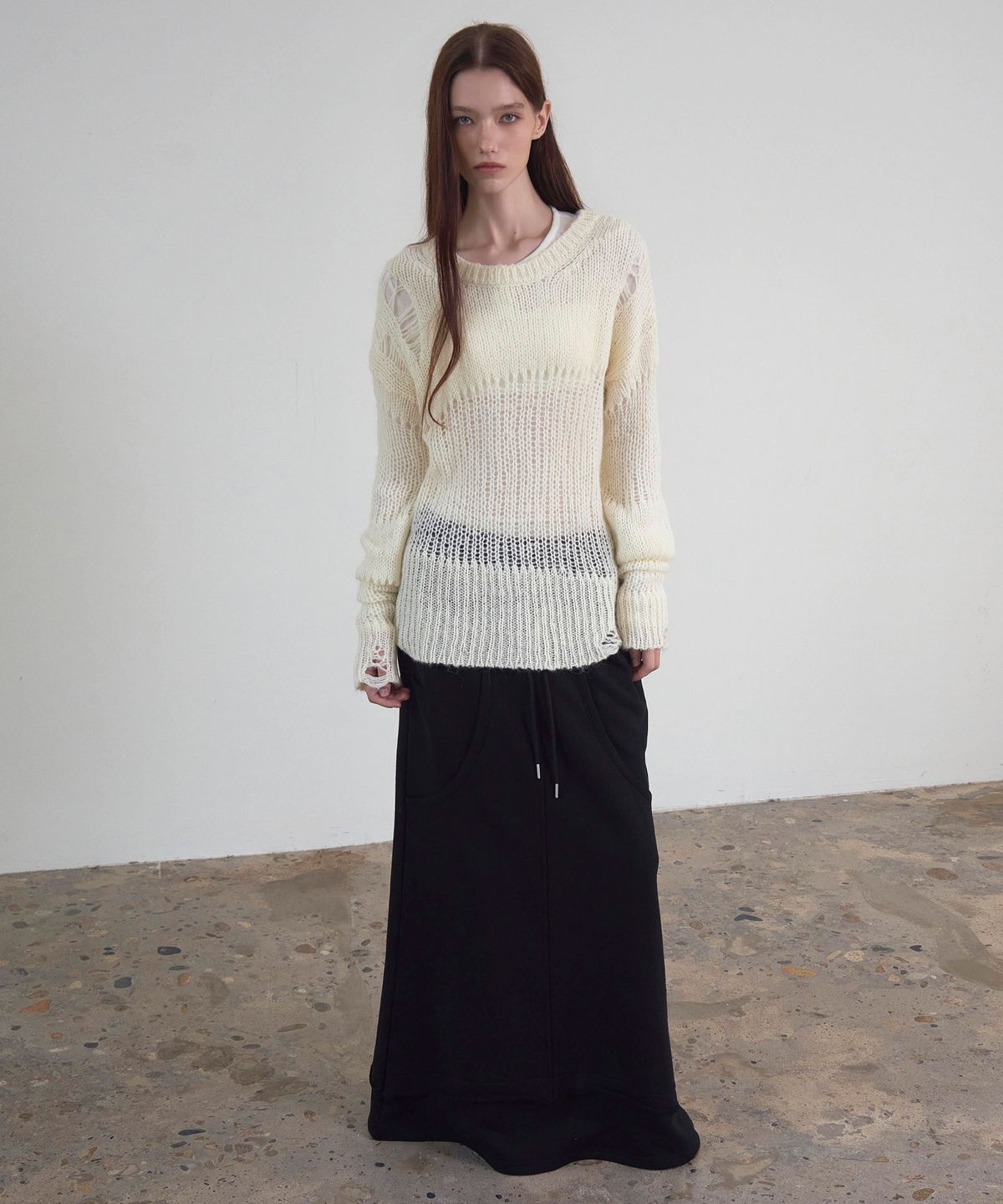 신앤리(SSIN AND LEE) Patina Vintage Mohair Knit Ivory