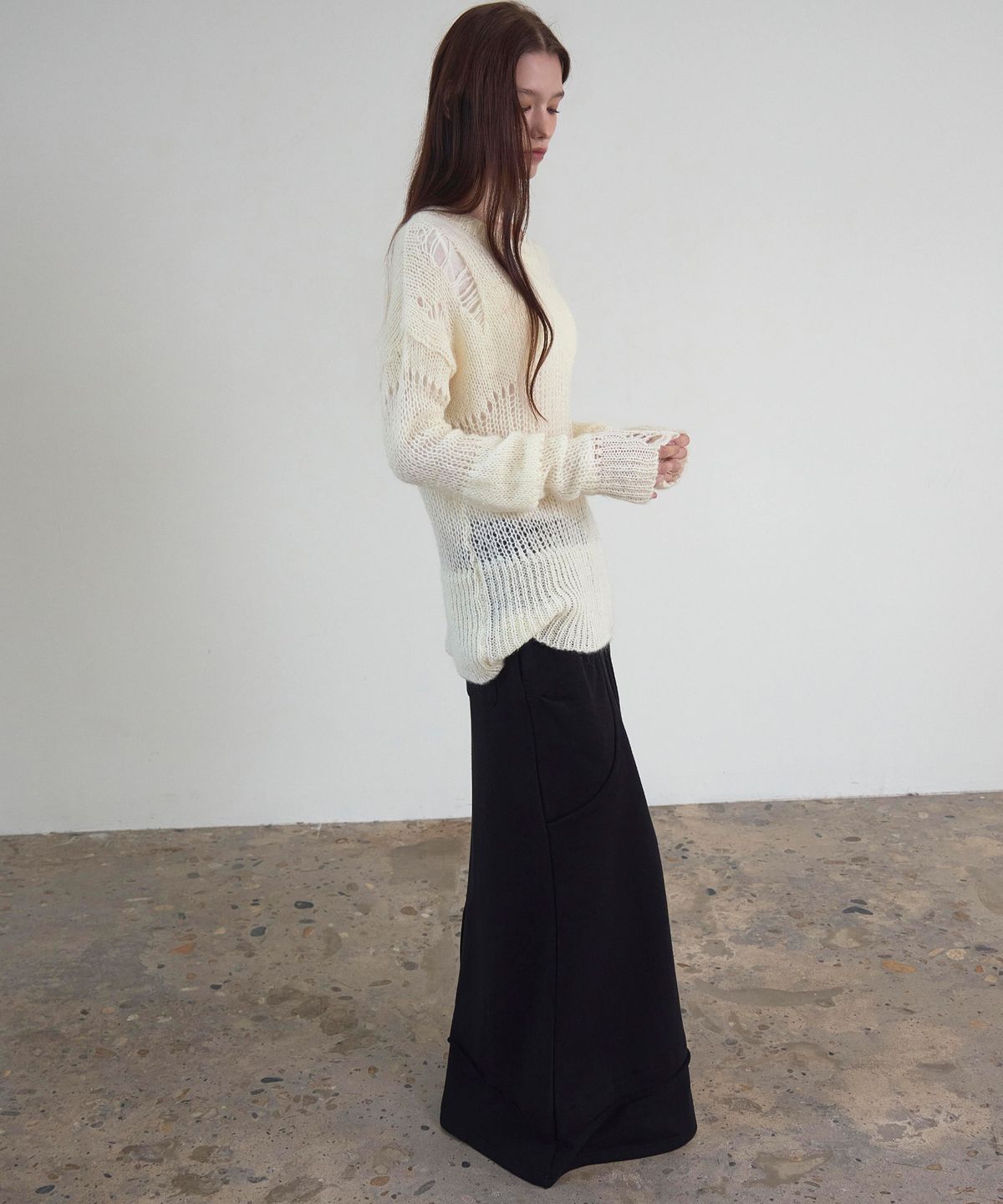 신앤리(SSIN AND LEE) Patina Vintage Mohair Knit Ivory