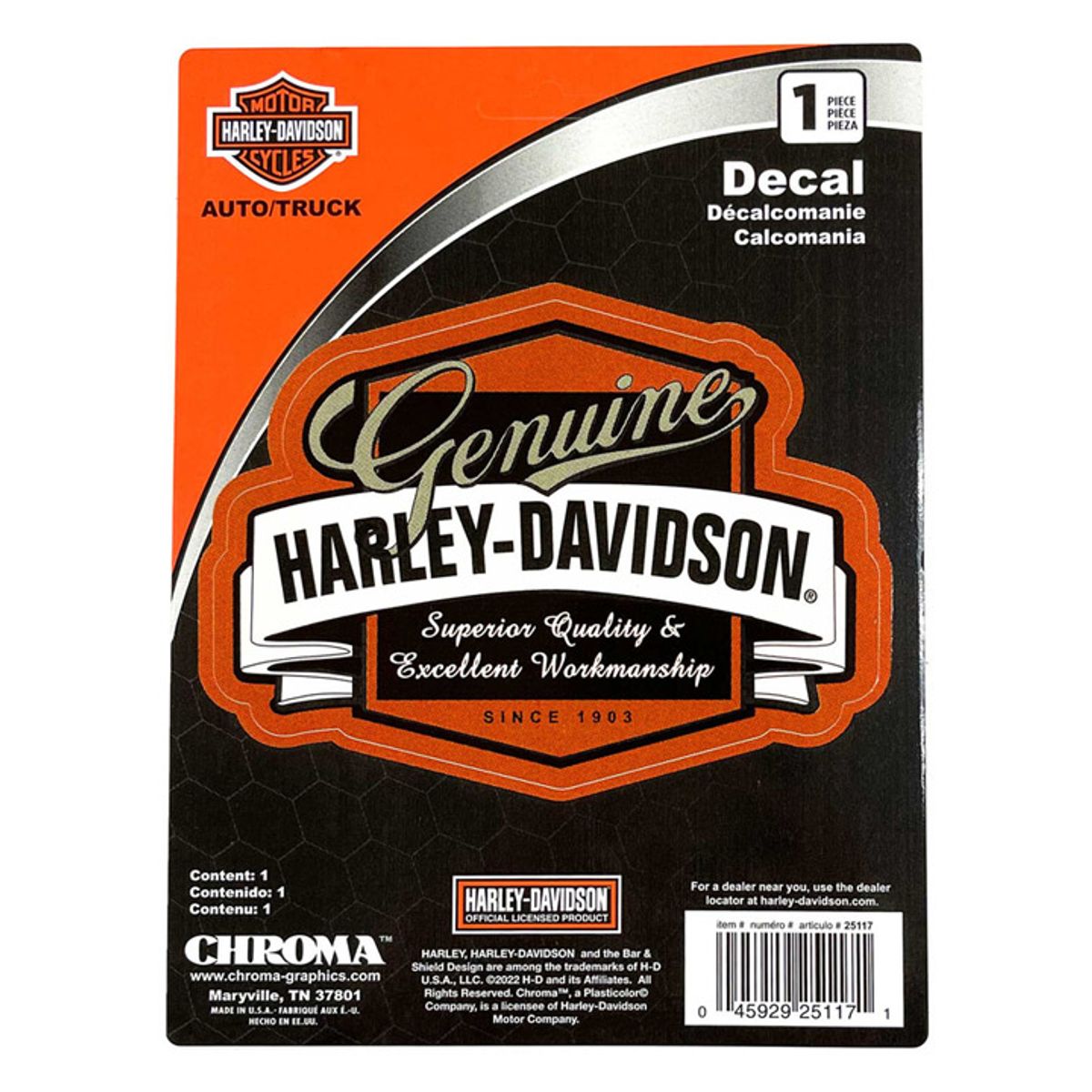 할리데이비슨(HARLEY-DAVIDSON) H-D 시그니처 데칼