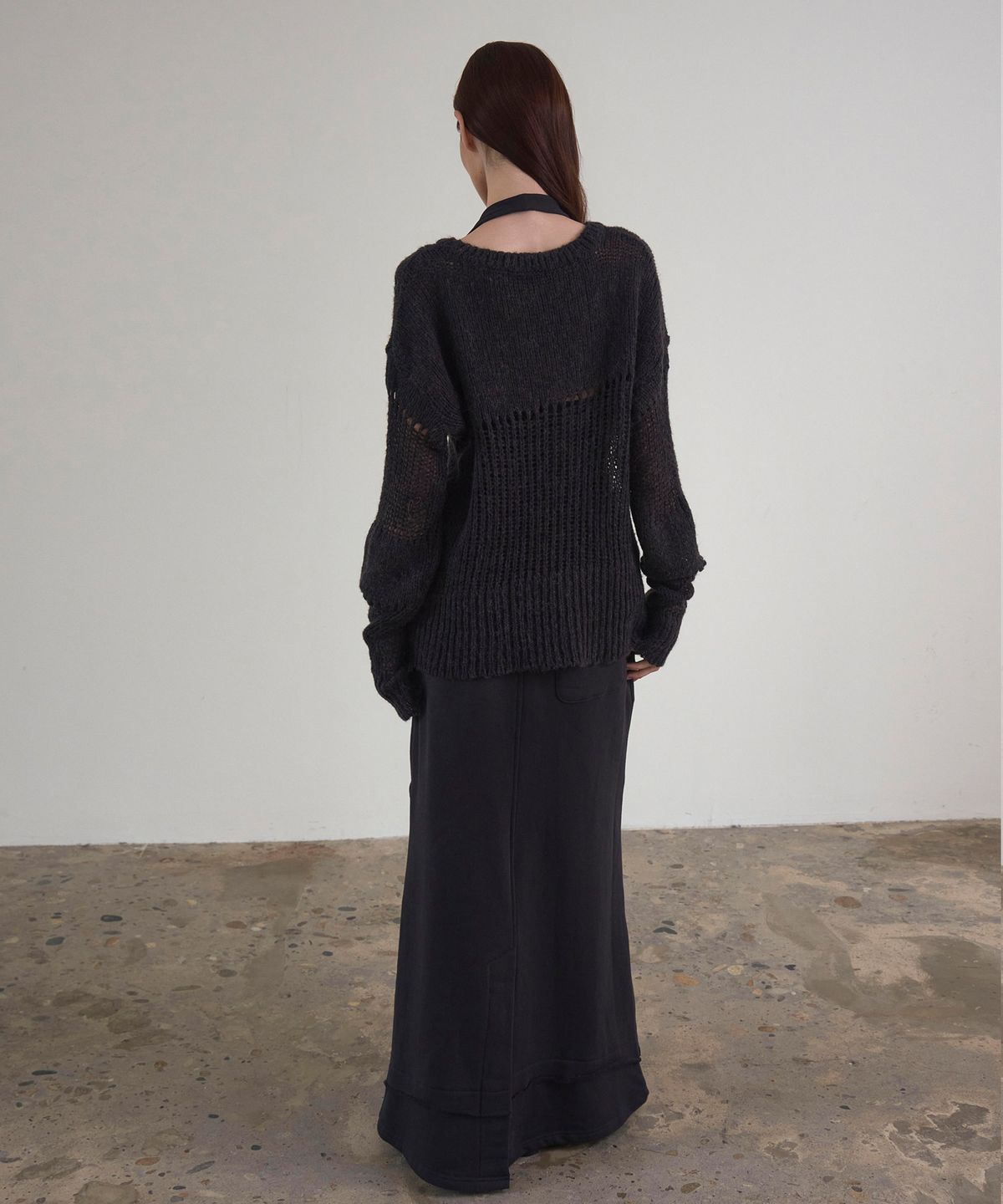 신앤리(SSIN AND LEE) Patina Vintage Mohair Knit Charcoal