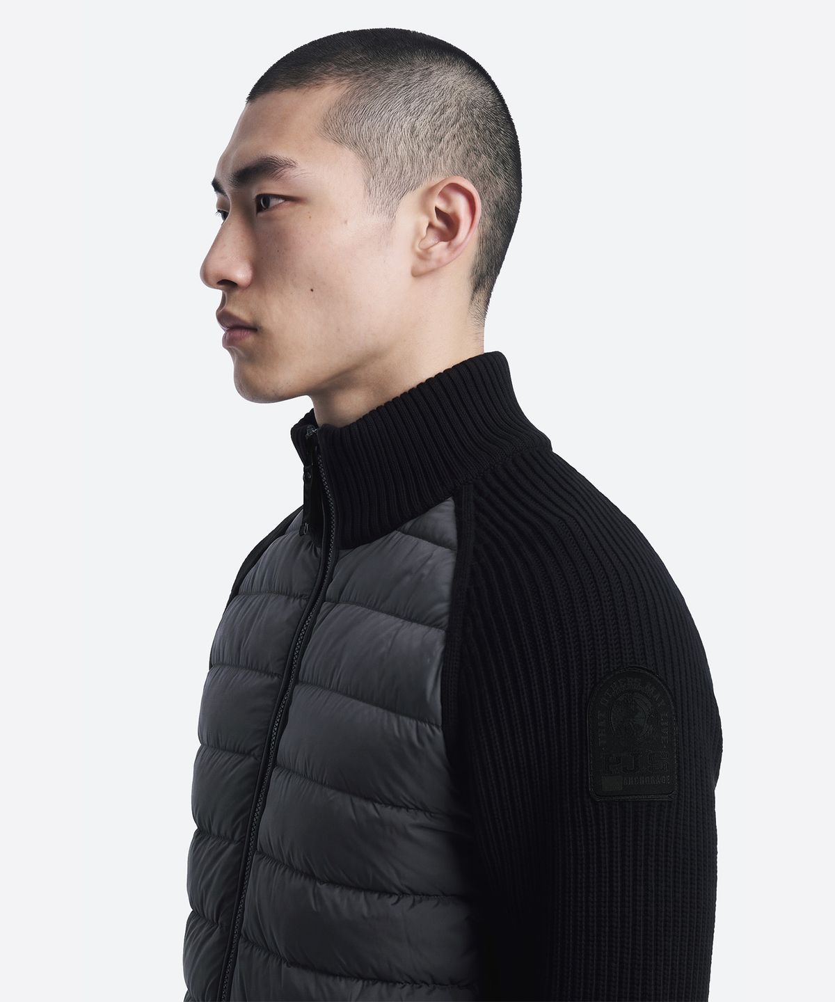 파라점퍼스(PARA JUMPERS) 남성 하이브리드 재킷 올모-Black (26WMPMHYRB12PJ0541)