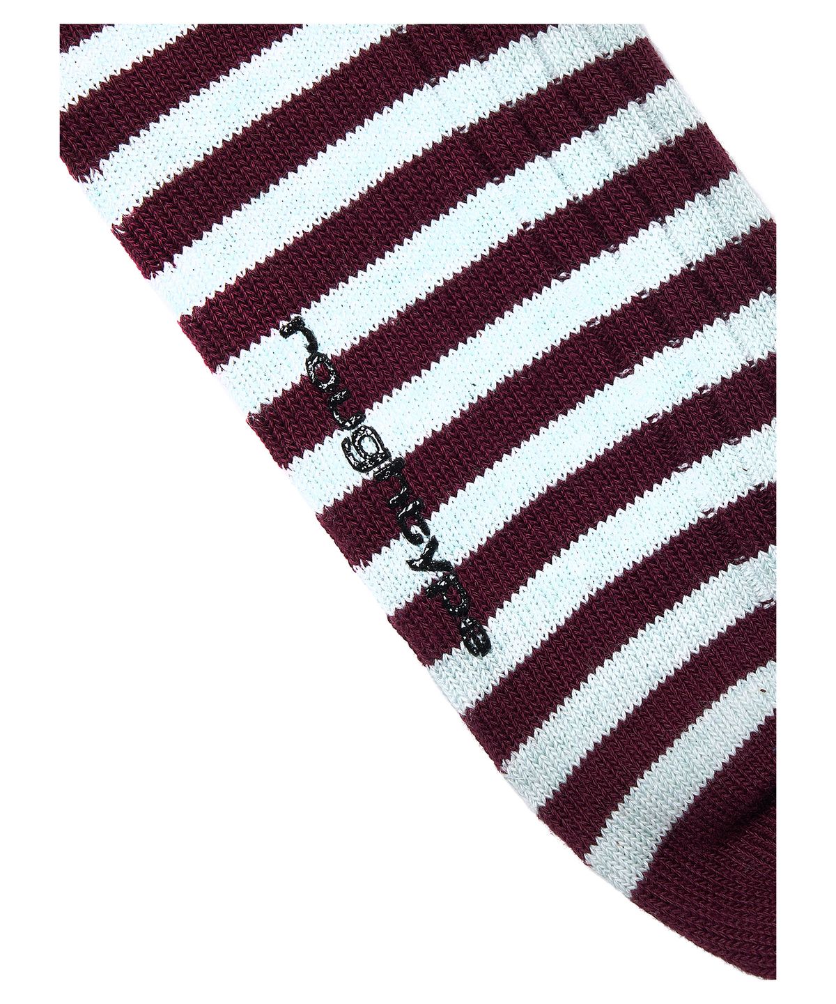 로타입(ROUGHTYPE) Thin Stripe Socks - Red