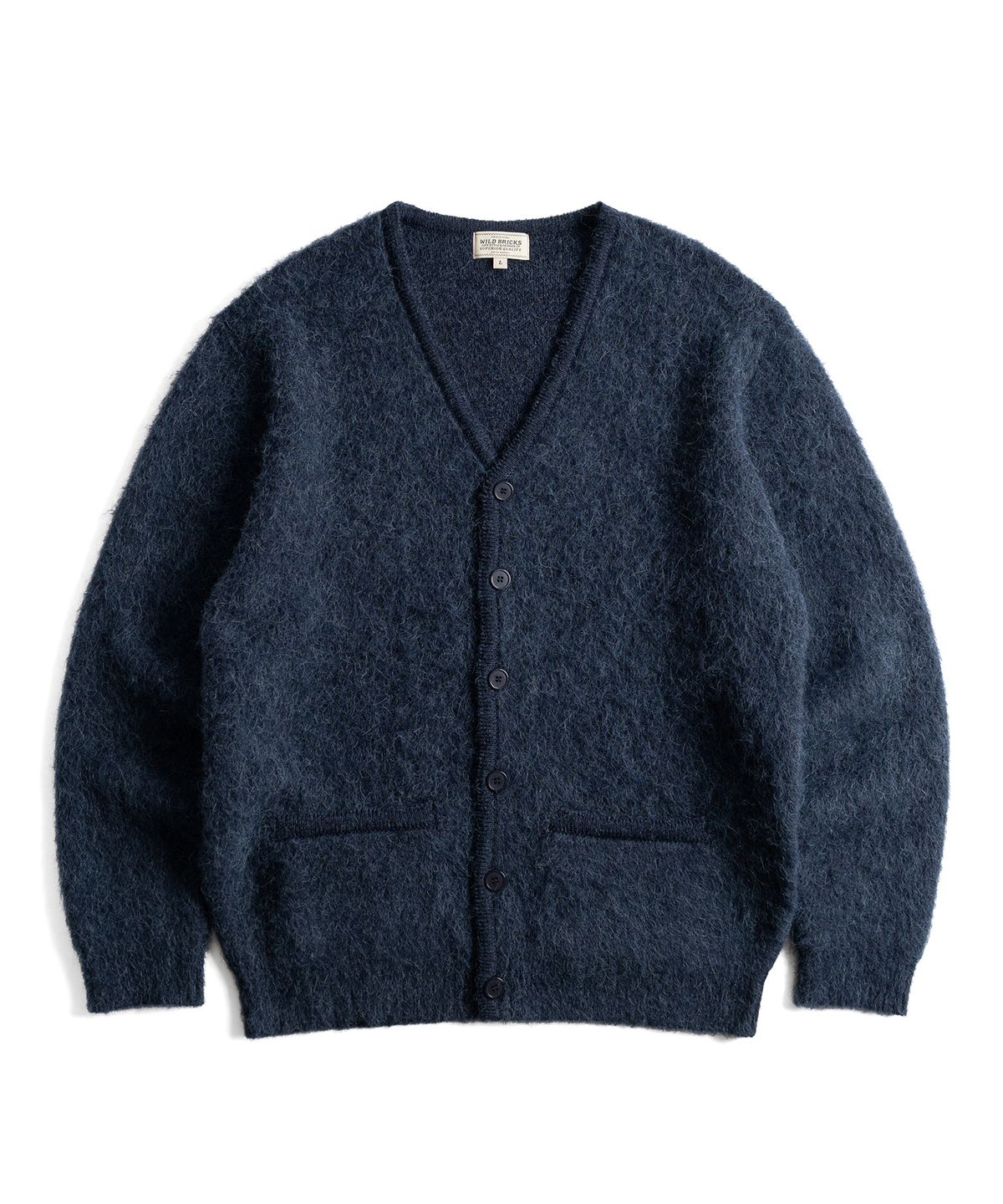 와일드 브릭스(WILD BRICKS) W26 BRUSHED ALPACA BLEND CARDIGAN (3 color)