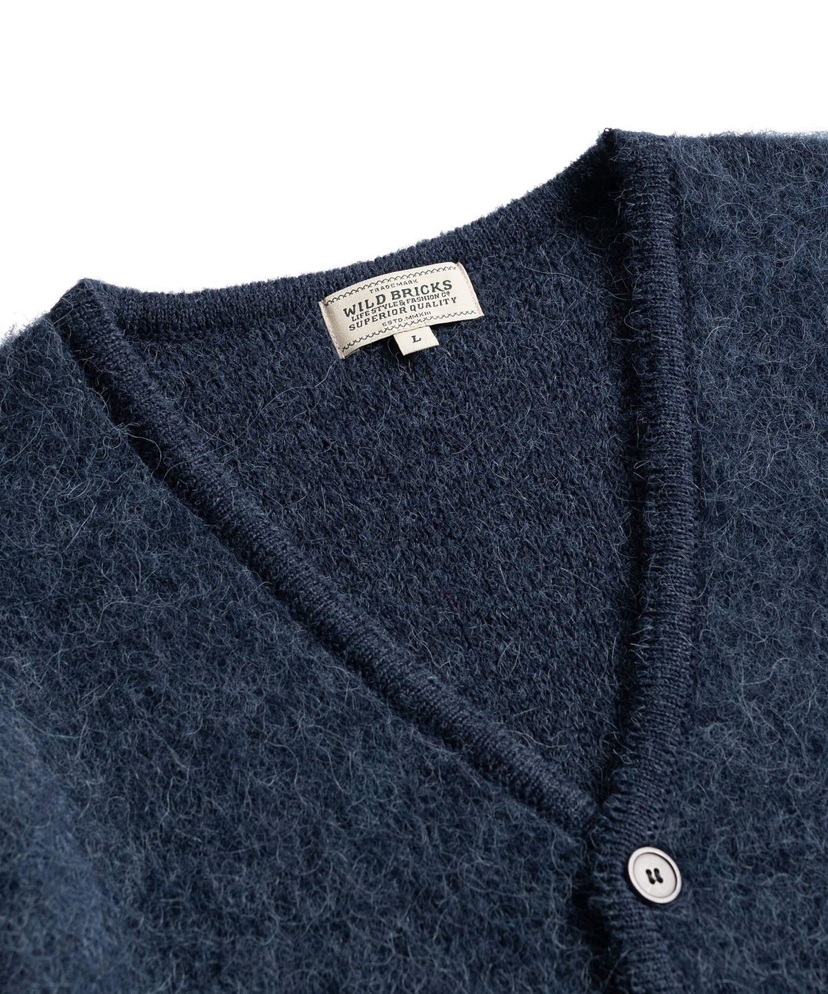 와일드 브릭스(WILD BRICKS) W26 BRUSHED ALPACA BLEND CARDIGAN (3 color)