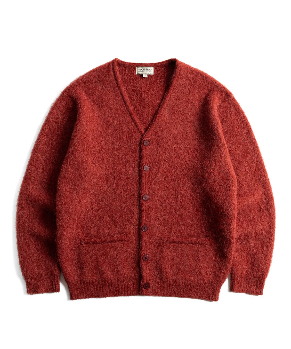 와일드 브릭스(WILD BRICKS) W26 BRUSHED ALPACA BLEND CARDIGAN (3 color)