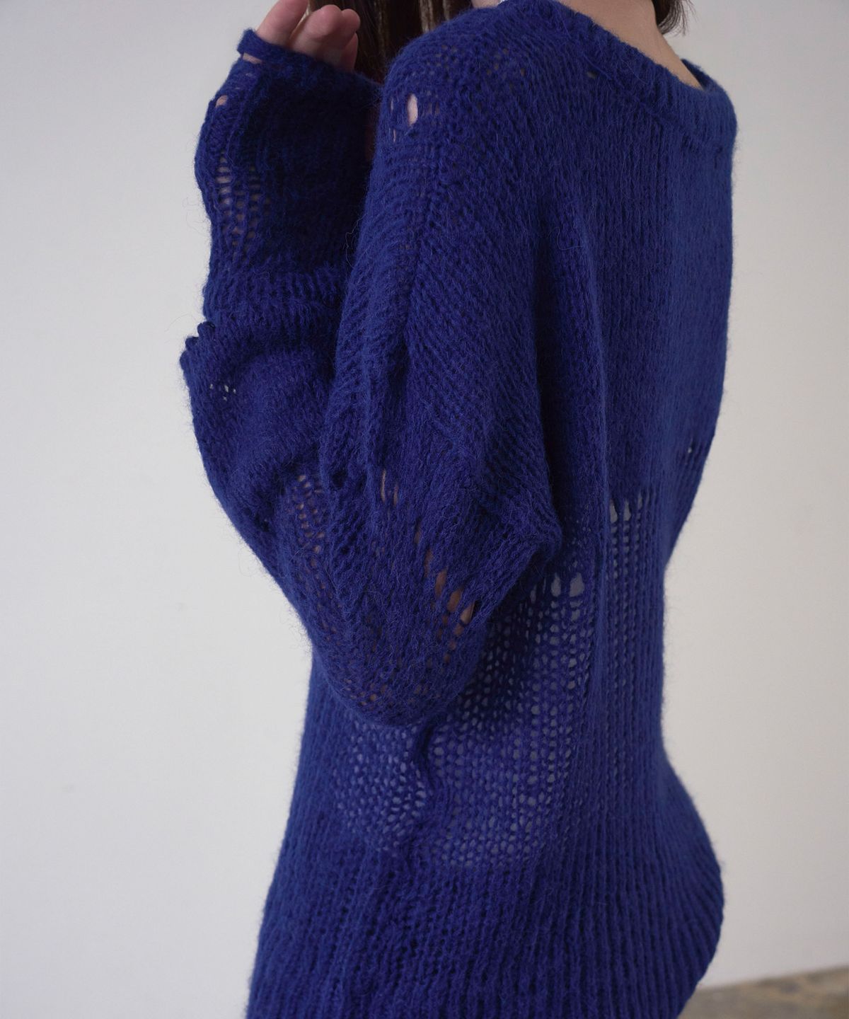신앤리(SSIN AND LEE) Patina Vintage Mohair Knit Blue