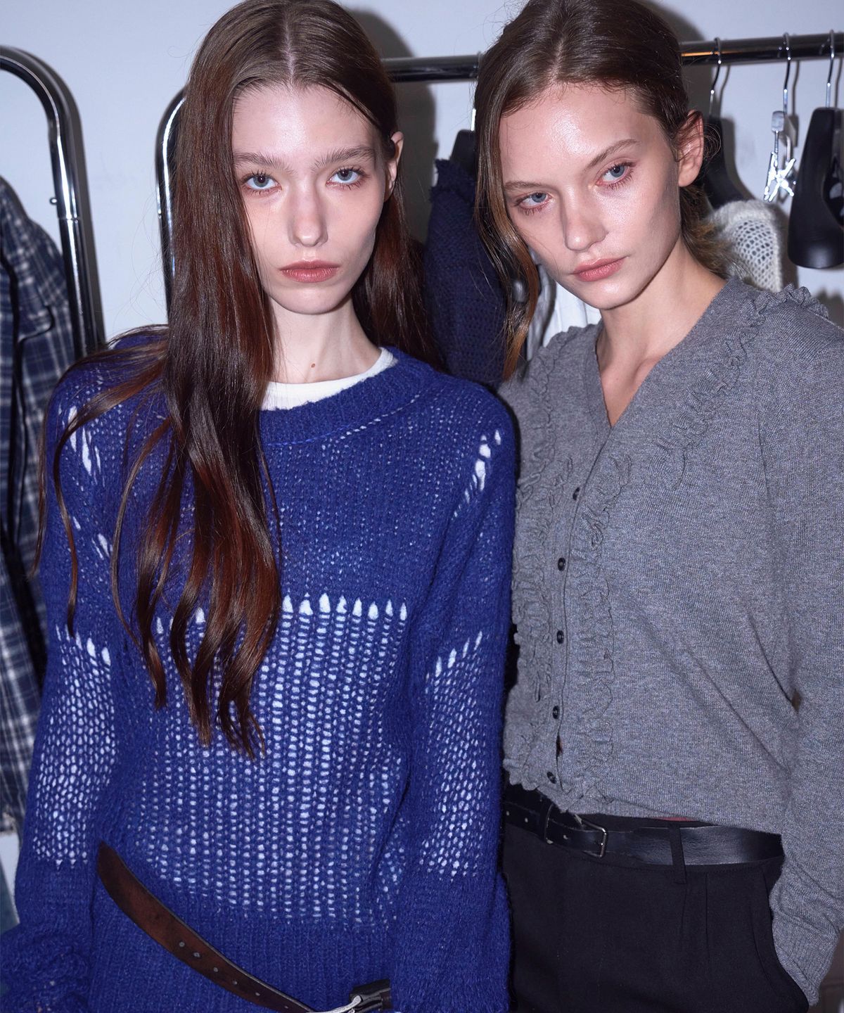 신앤리(SSIN AND LEE) Patina Vintage Mohair Knit Blue
