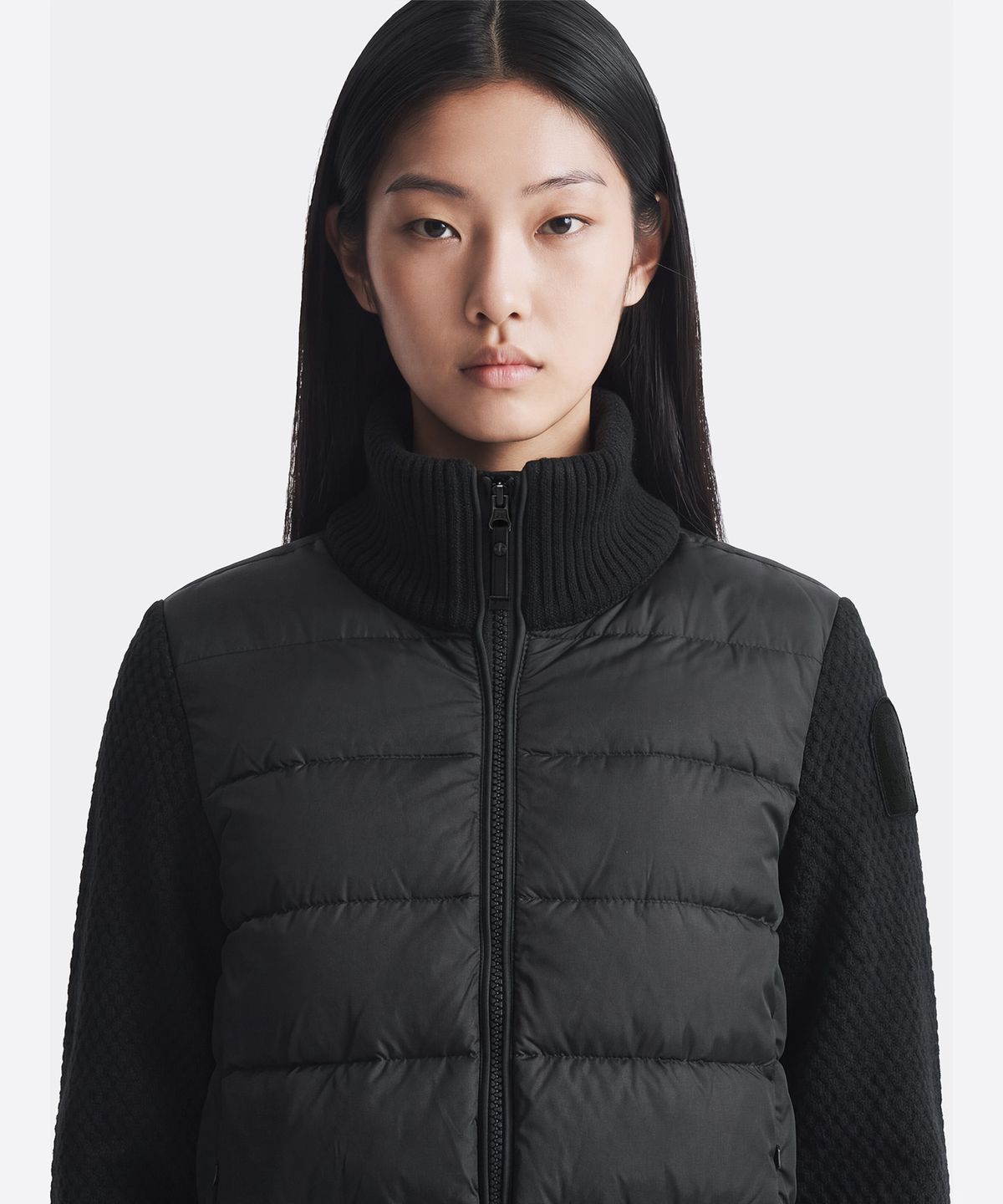 파라점퍼스(PARA JUMPERS) 여성 하이브리드 재킷 무니-Black (26WMPWHYHS45PJ0541)