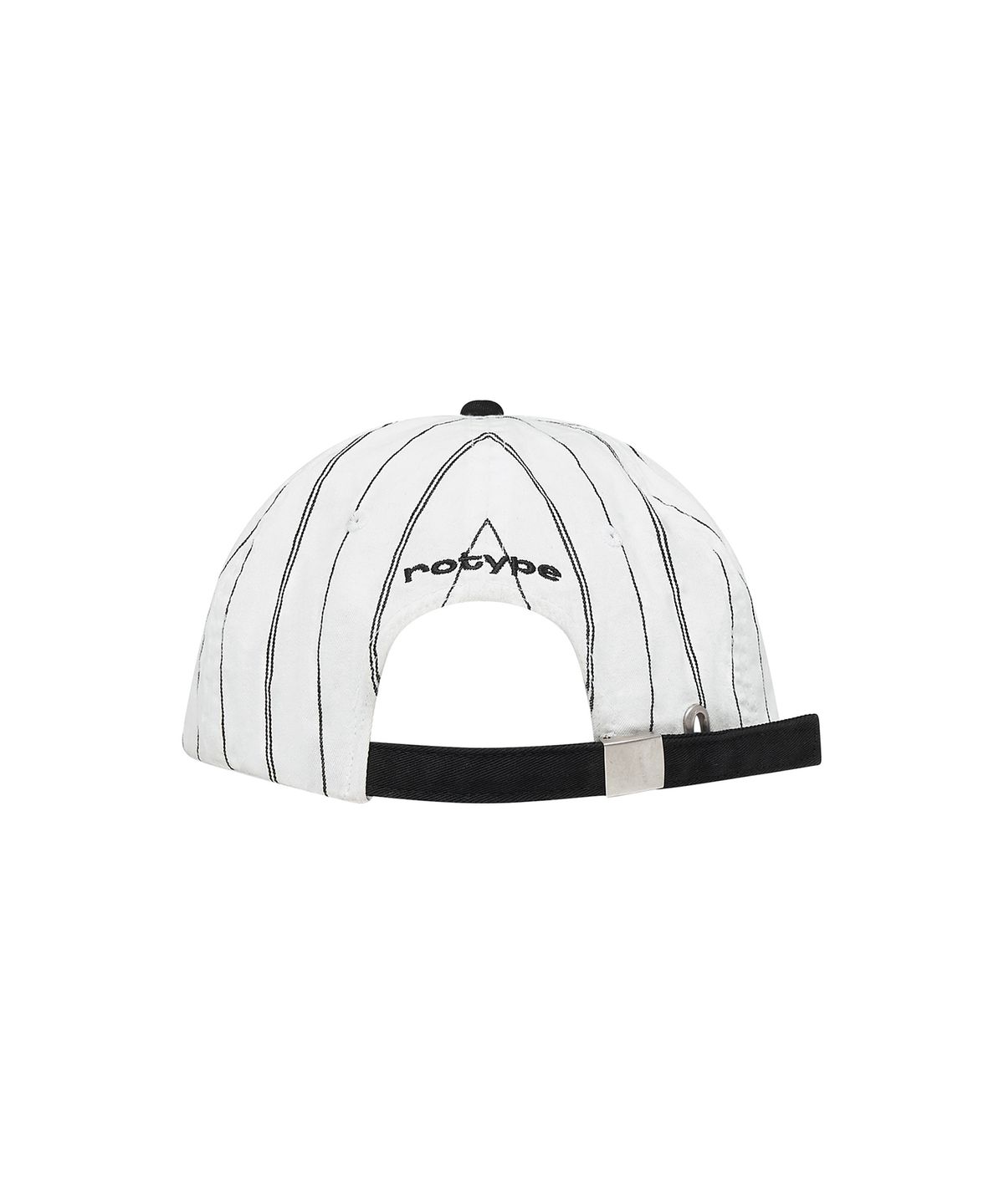 로타입(ROUGHTYPE) Twill Applique Stripe Ball Cap - White