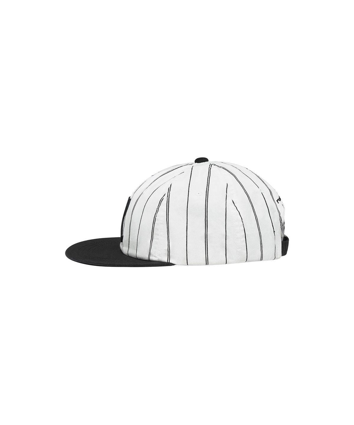 로타입(ROUGHTYPE) Twill Applique Stripe Ball Cap - White