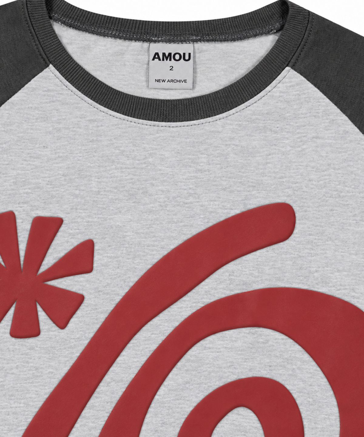 아모우(AMOU) Molly Reglan Long Sleeve GRAY