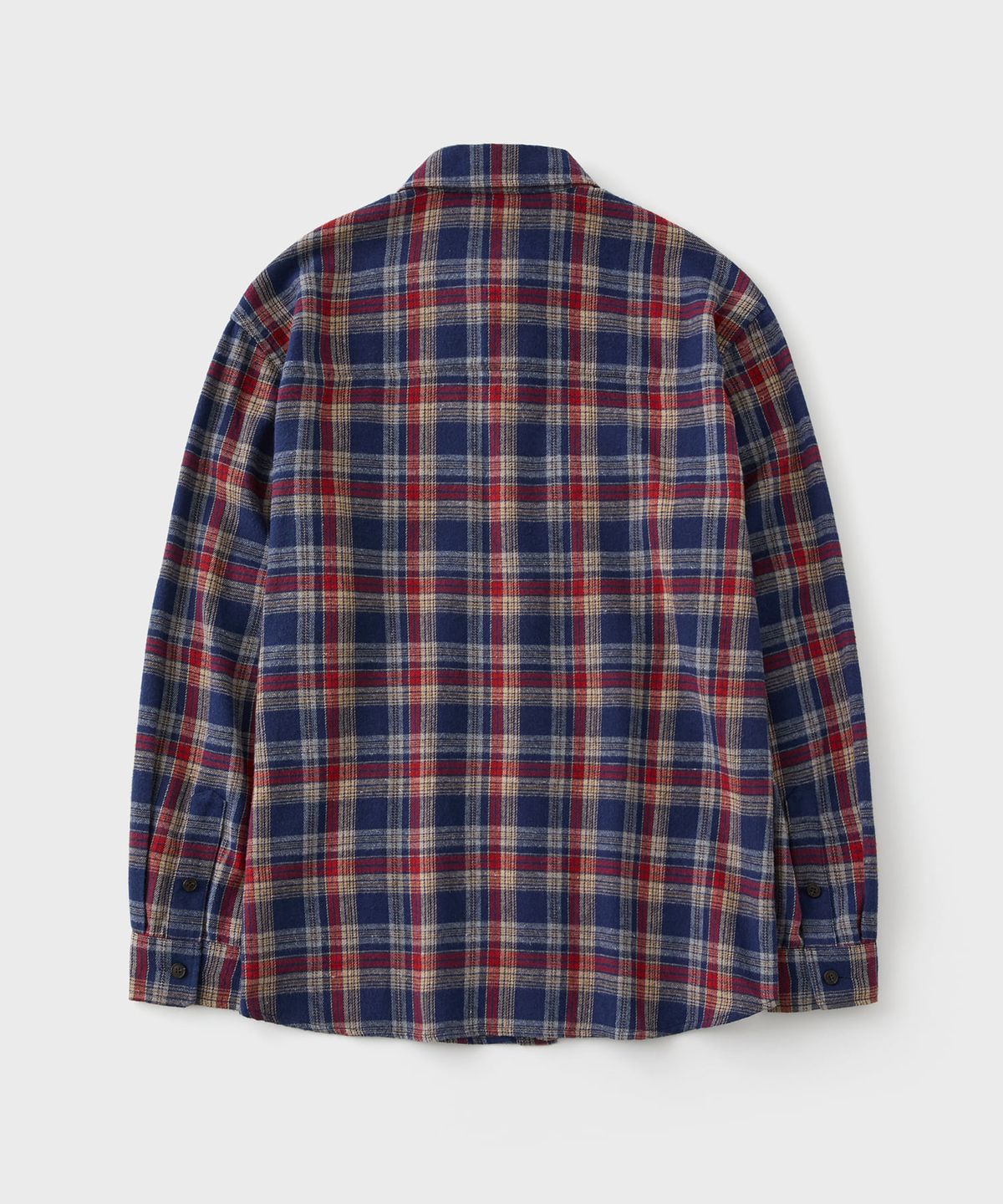디써티원(DTHIRTYONE) American Vintage Washed Check Shirt (Navy)