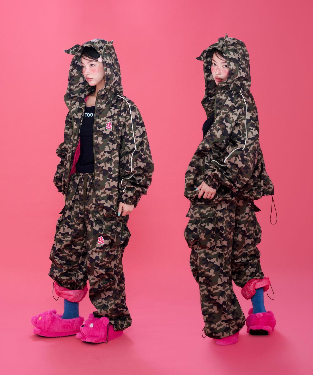 예그(YEGG) Camo Cargo Pants