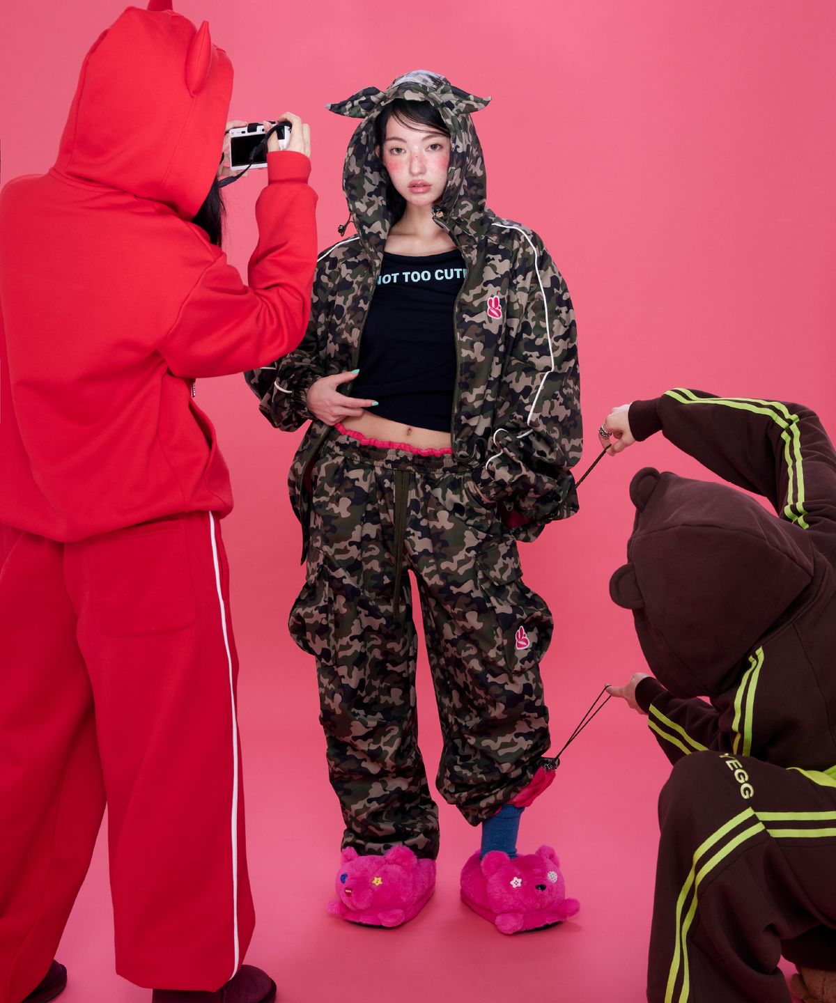 예그(YEGG) Camo Cargo Pants