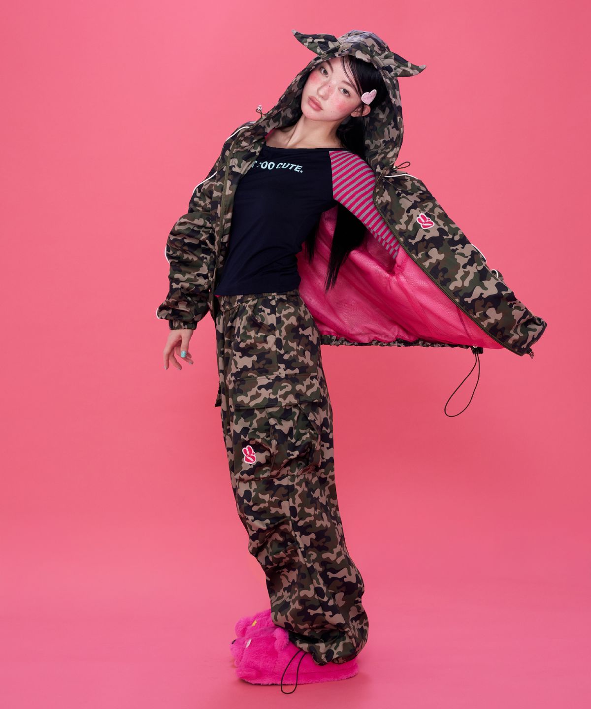 예그(YEGG) Camo Cargo Pants