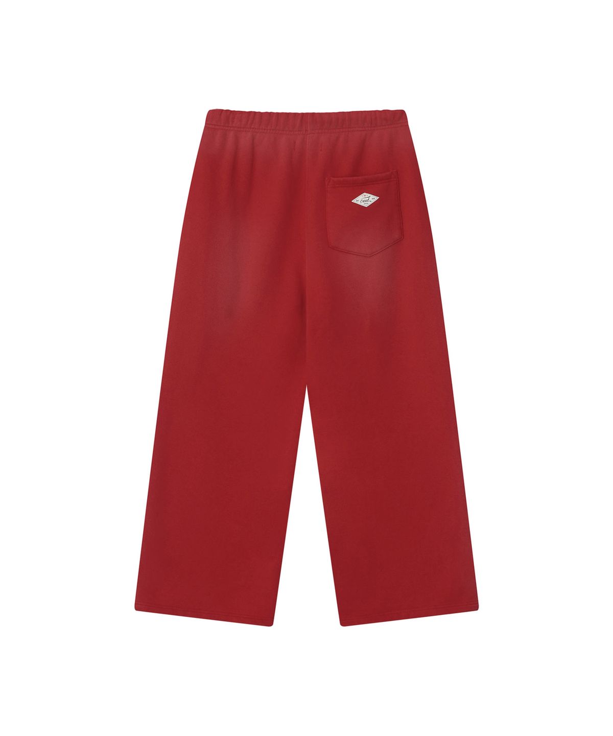 이우트(EEUT) EEUT BASIC WASHED SWEATPANTS / RED