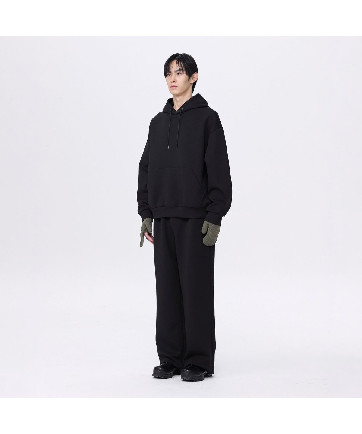 커스텀멜로우(CUSTOMELLOW) 카키 니트 장갑 CAHAX26511KHX