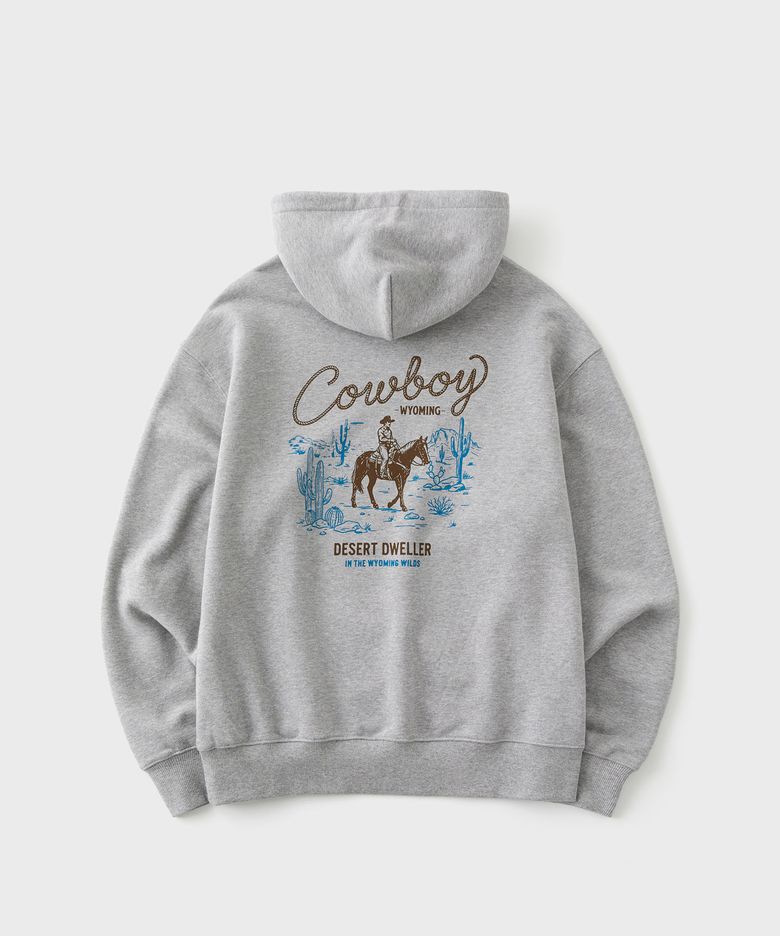 A.S.G Cowboy Hoodie (Melange Gray)