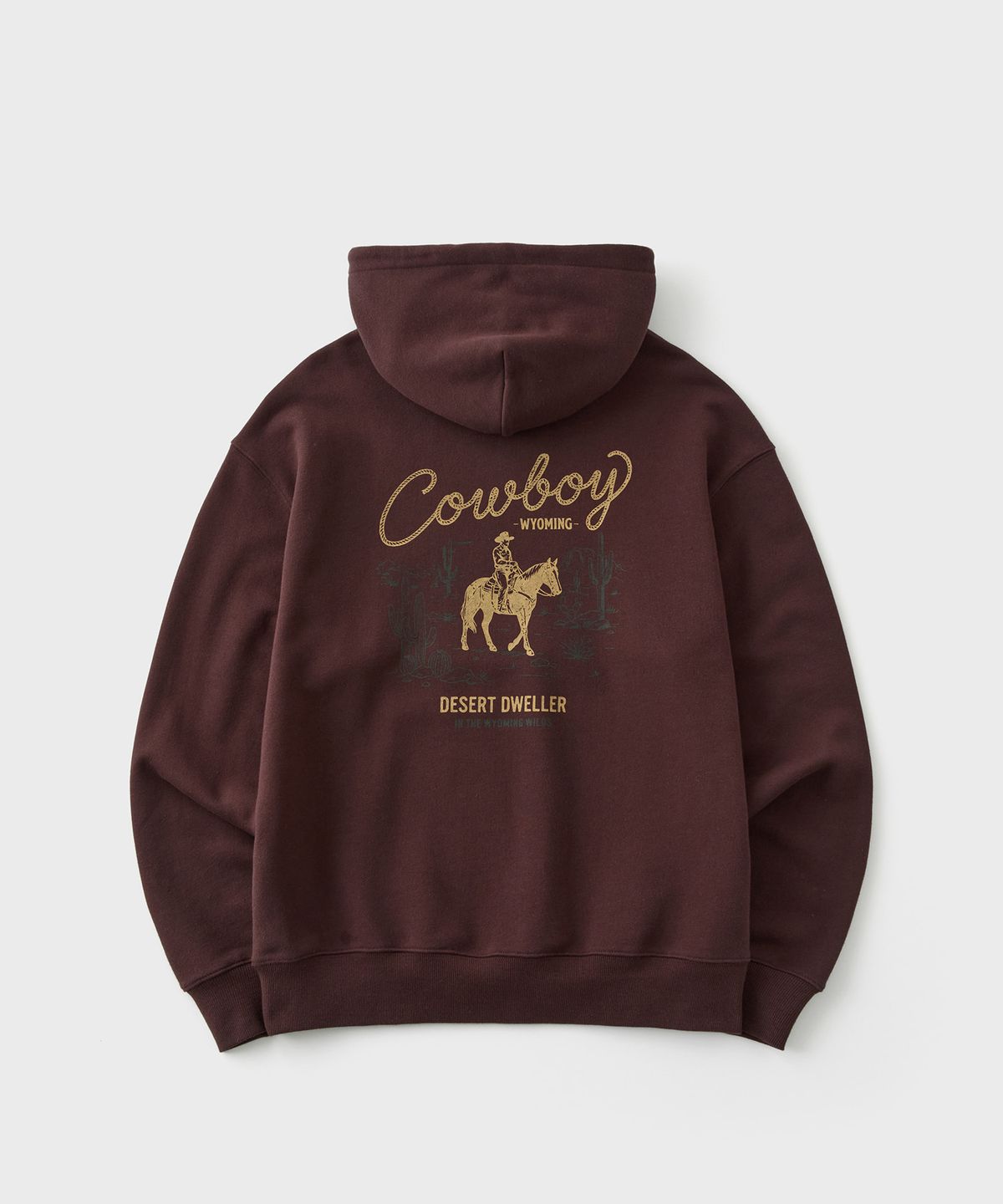 디써티원(DTHIRTYONE) A.S.G Cowboy Hoodie (Burgundy)