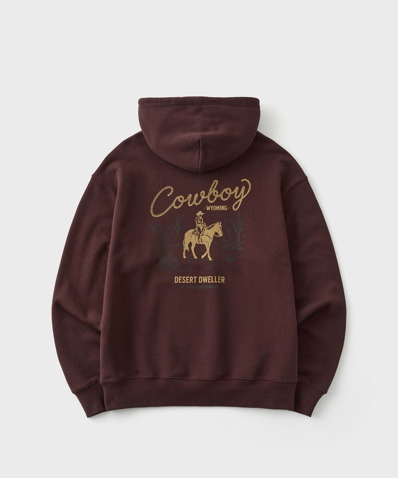 A.S.G Cowboy Hoodie (Burgundy)