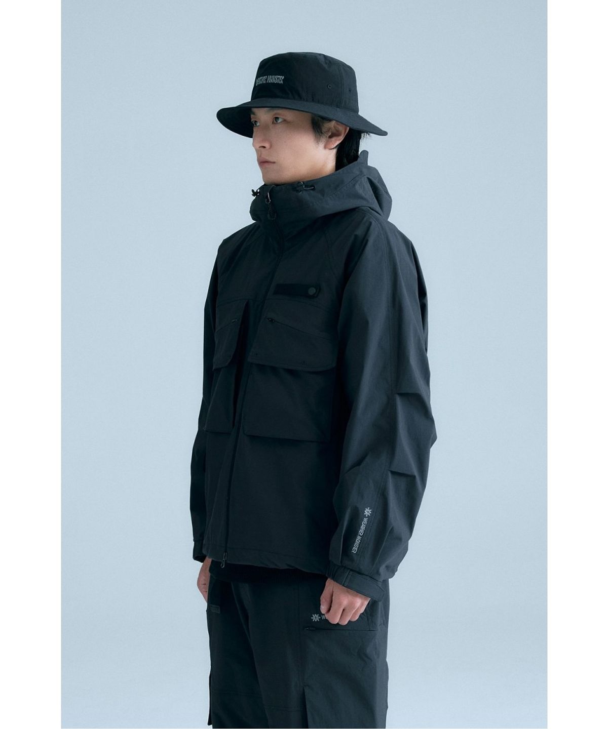 코오롱스포츠(KOLON SPORT) WM 남성 아웃포켓 싱글 재킷 8GJJA26301BLK