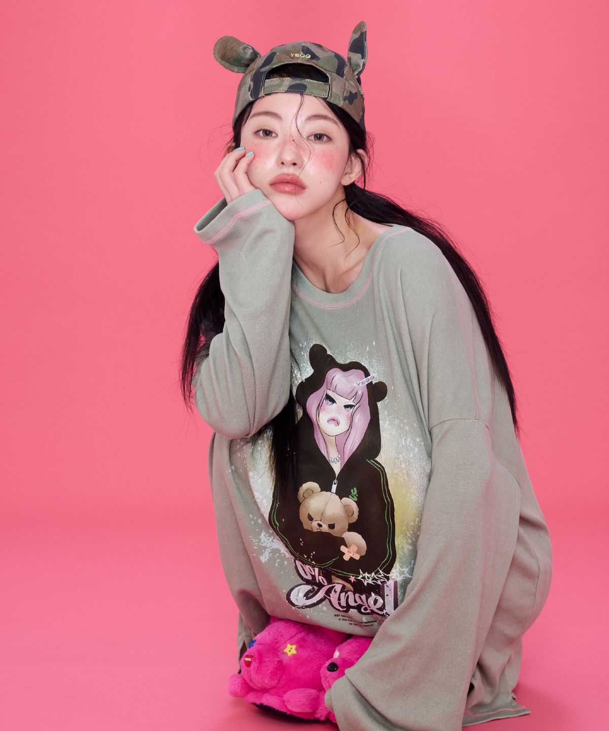예그(YEGG) Camo Wing Cap