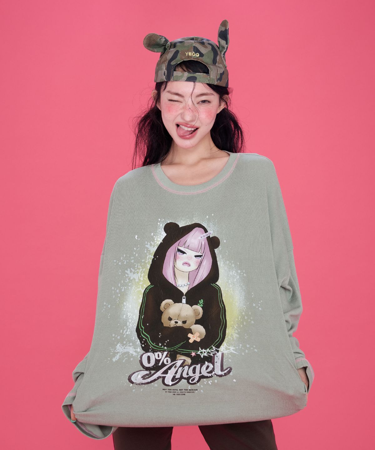 예그(YEGG) Camo Wing Cap