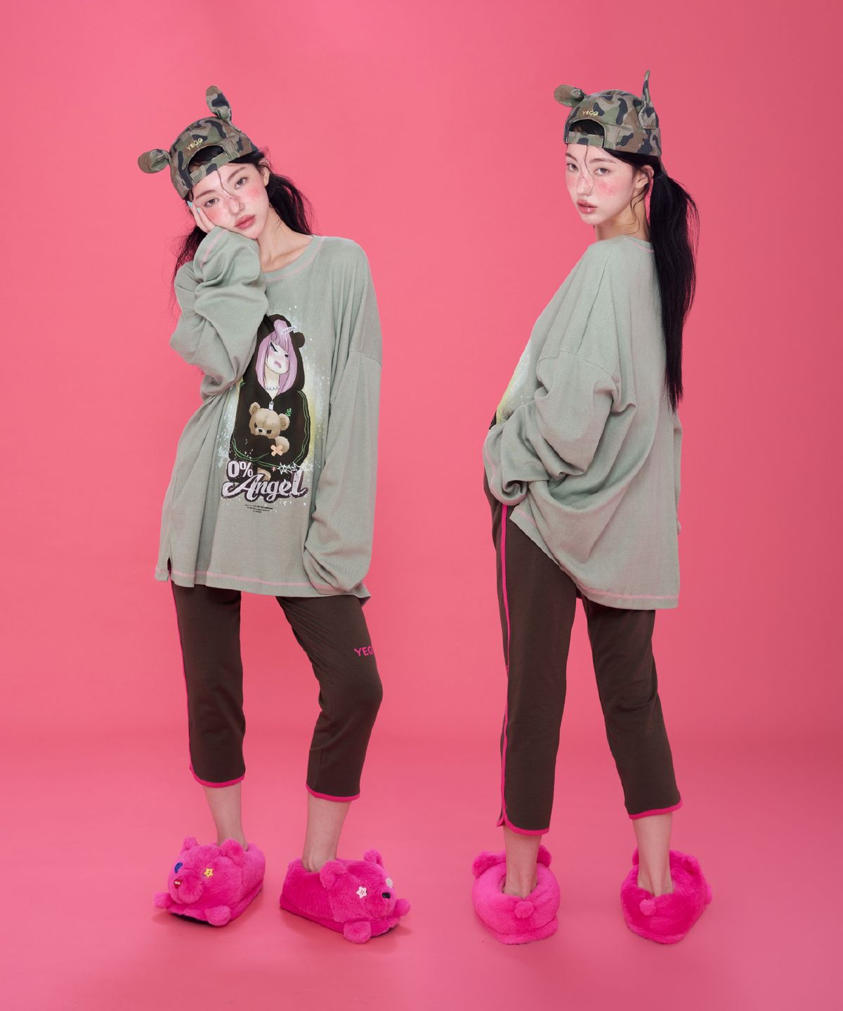예그(YEGG) Camo Wing Cap