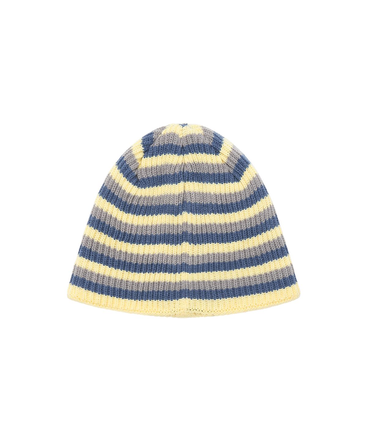 로타입(ROUGHTYPE) Cozy Knit Stripe Beanie - Yellow
