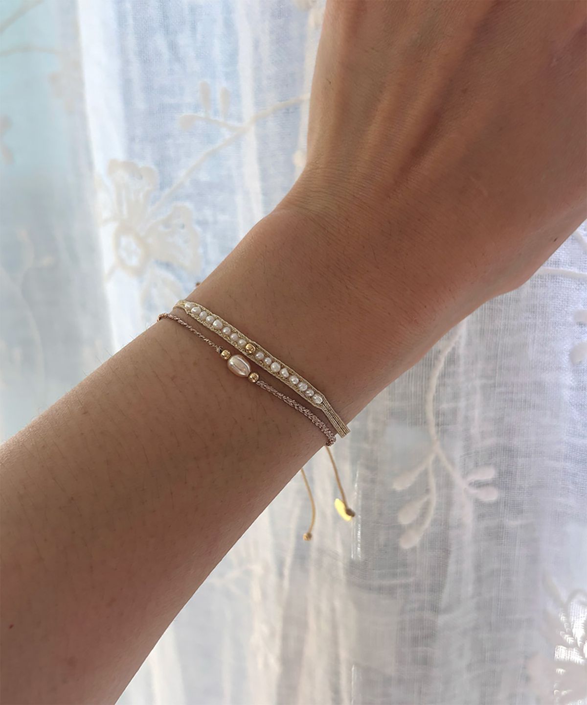 림바(RIMBA) [Leju] Cocoa Pear Handmade Bracelet