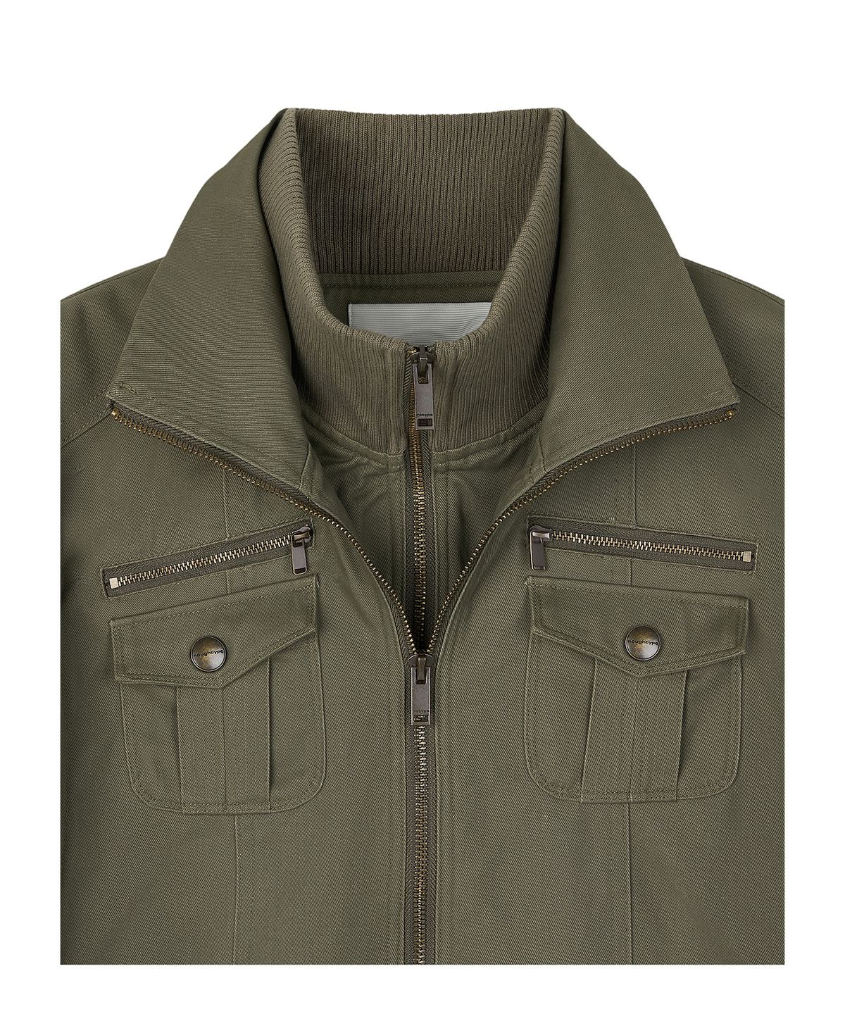 로타입(ROUGHTYPE) 2-way Utility Zip-up Jacket - Khaki