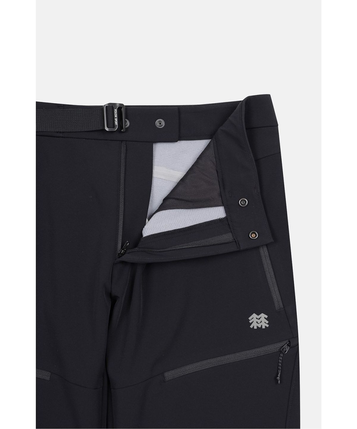 코오롱스포츠(KOLON SPORT) HERO 남성 우븐 헤비 소프트쉘 팬츠 JWPNX26065BLK