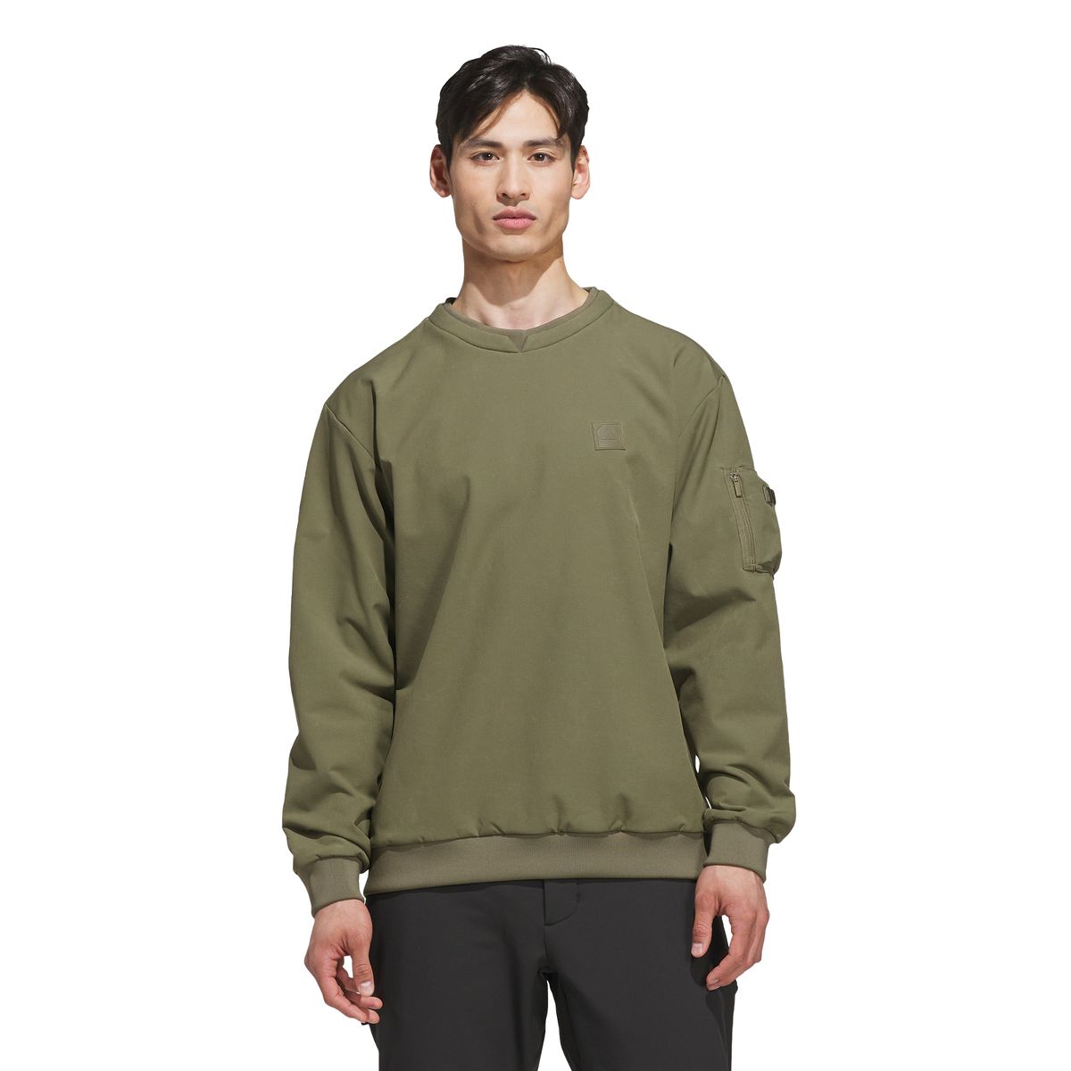 아디다스 골프(ADIDAS GOLF) Climawarm 브러쉬드 크루 탑 KH0131